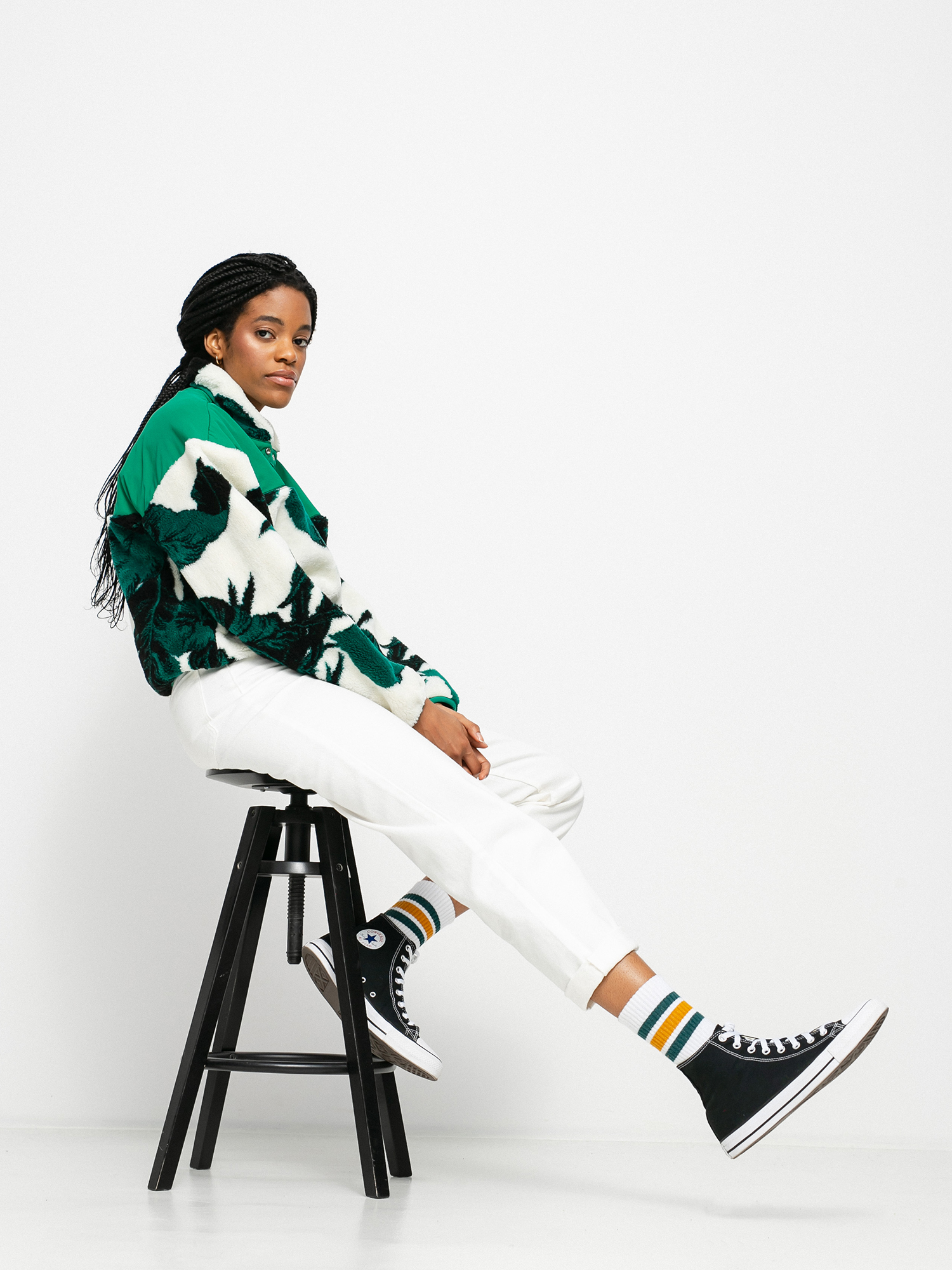 Női HUF Sativa Sherpa Polár pulóver (natural)