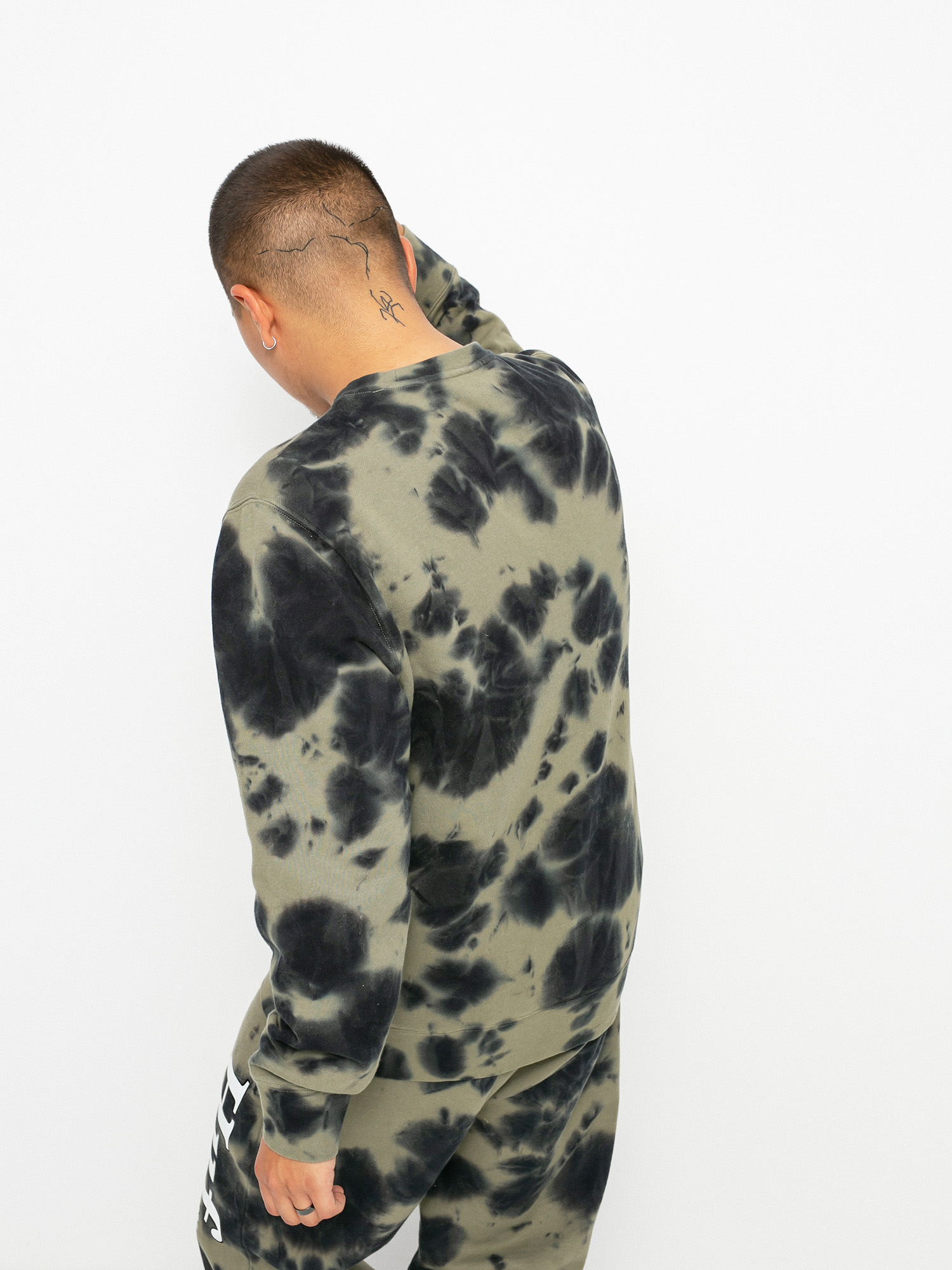 HUF In Bloom Pulóver (olive)