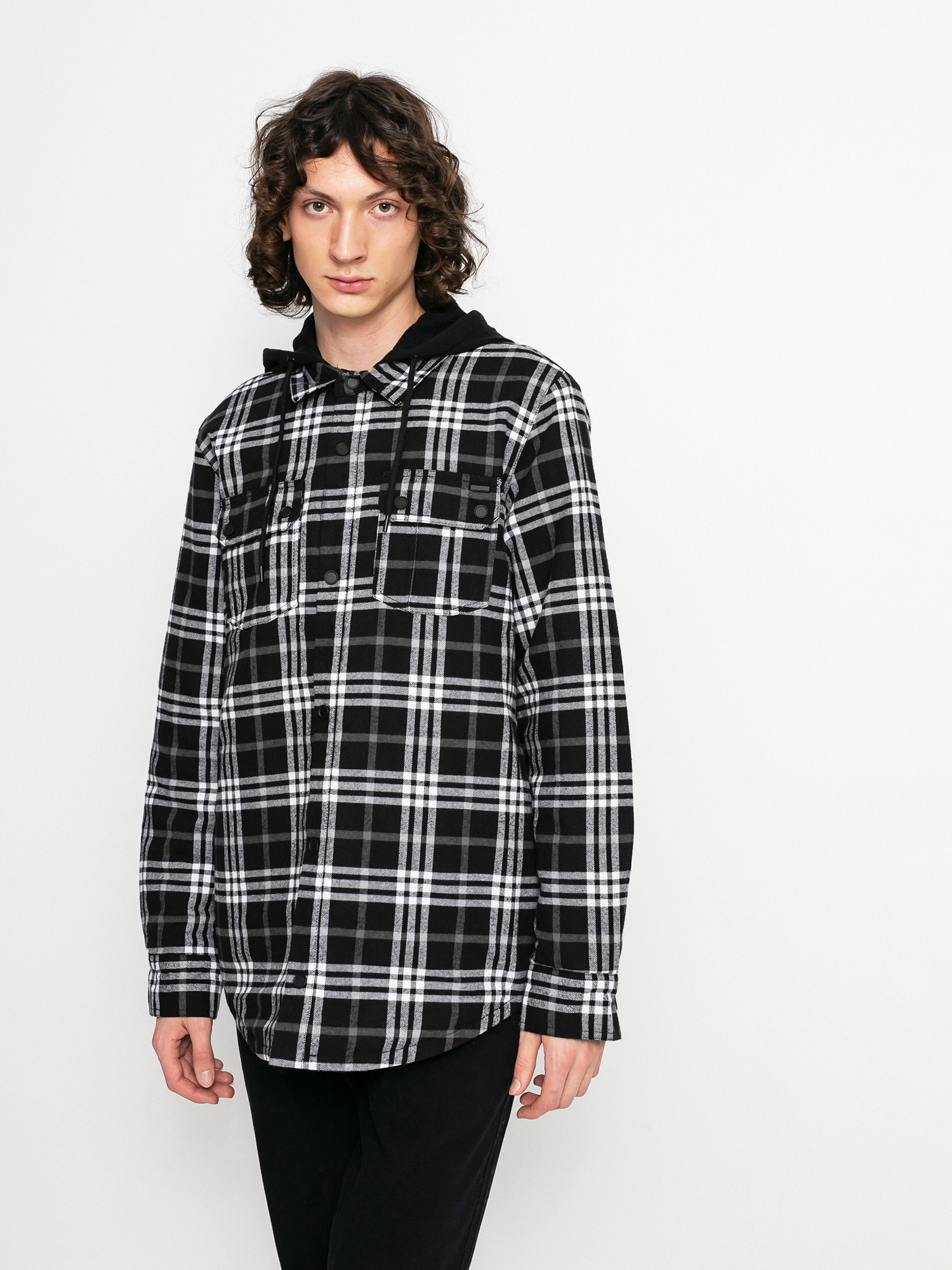 Volcom Koszula Field Ins Flannel Dzseki (black)