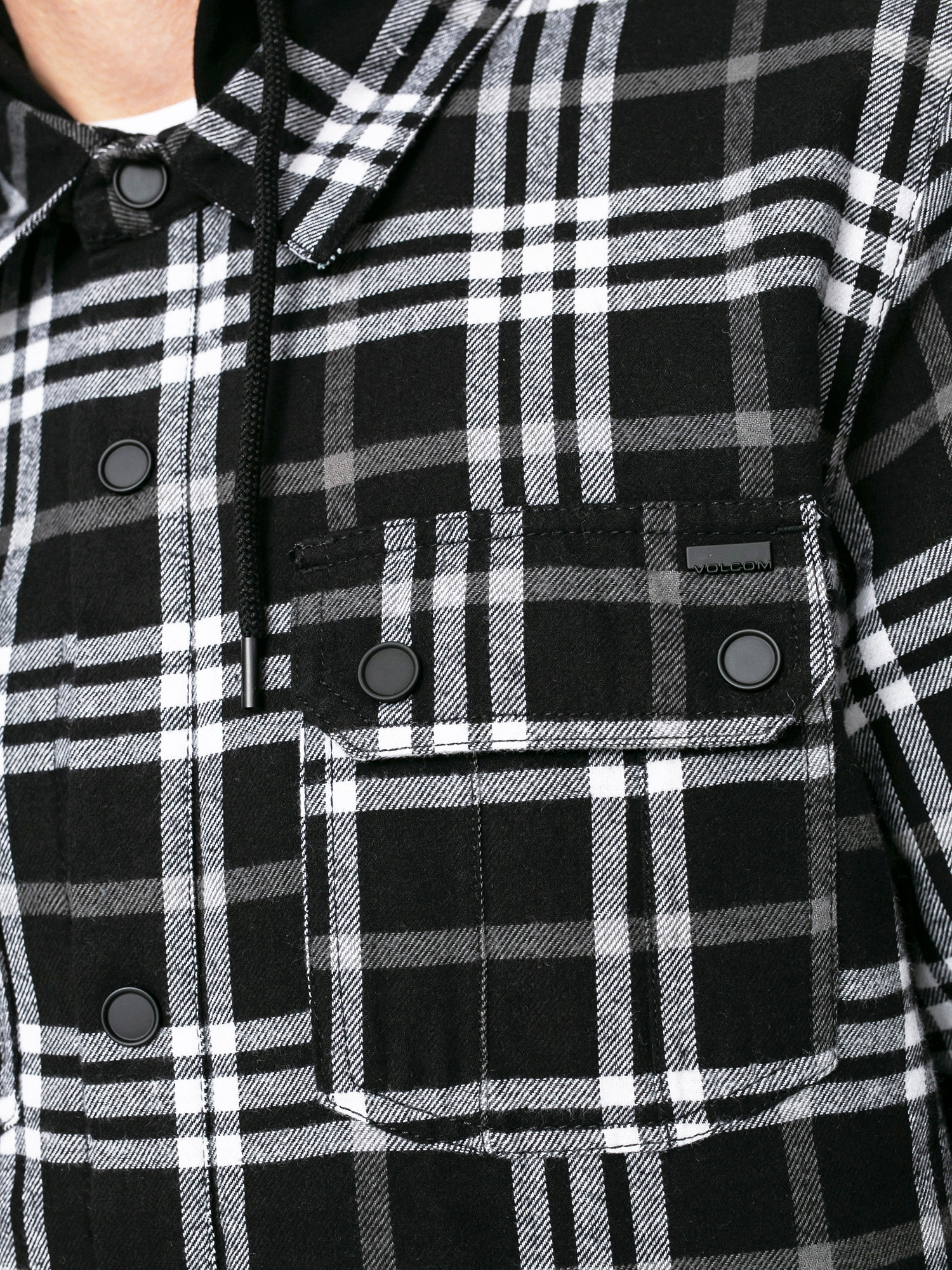 Volcom Koszula Field Ins Flannel Dzseki (black)