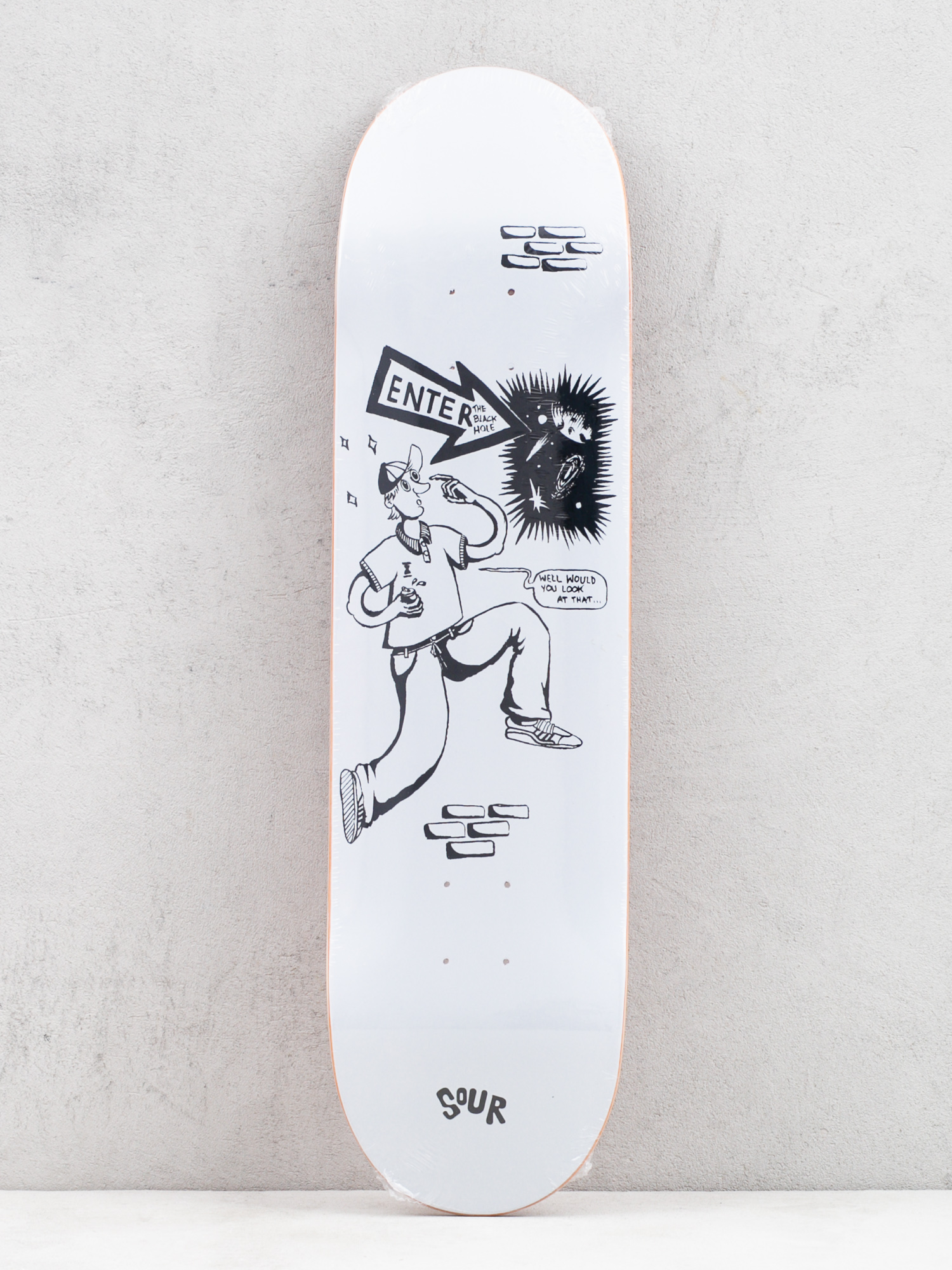 Sour Solution Black Hole Enter Gördeszka lap (white)