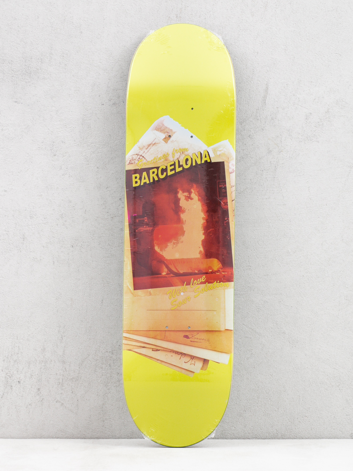 Sour Solution Sour Greetings Gördeszka lap (yellow)