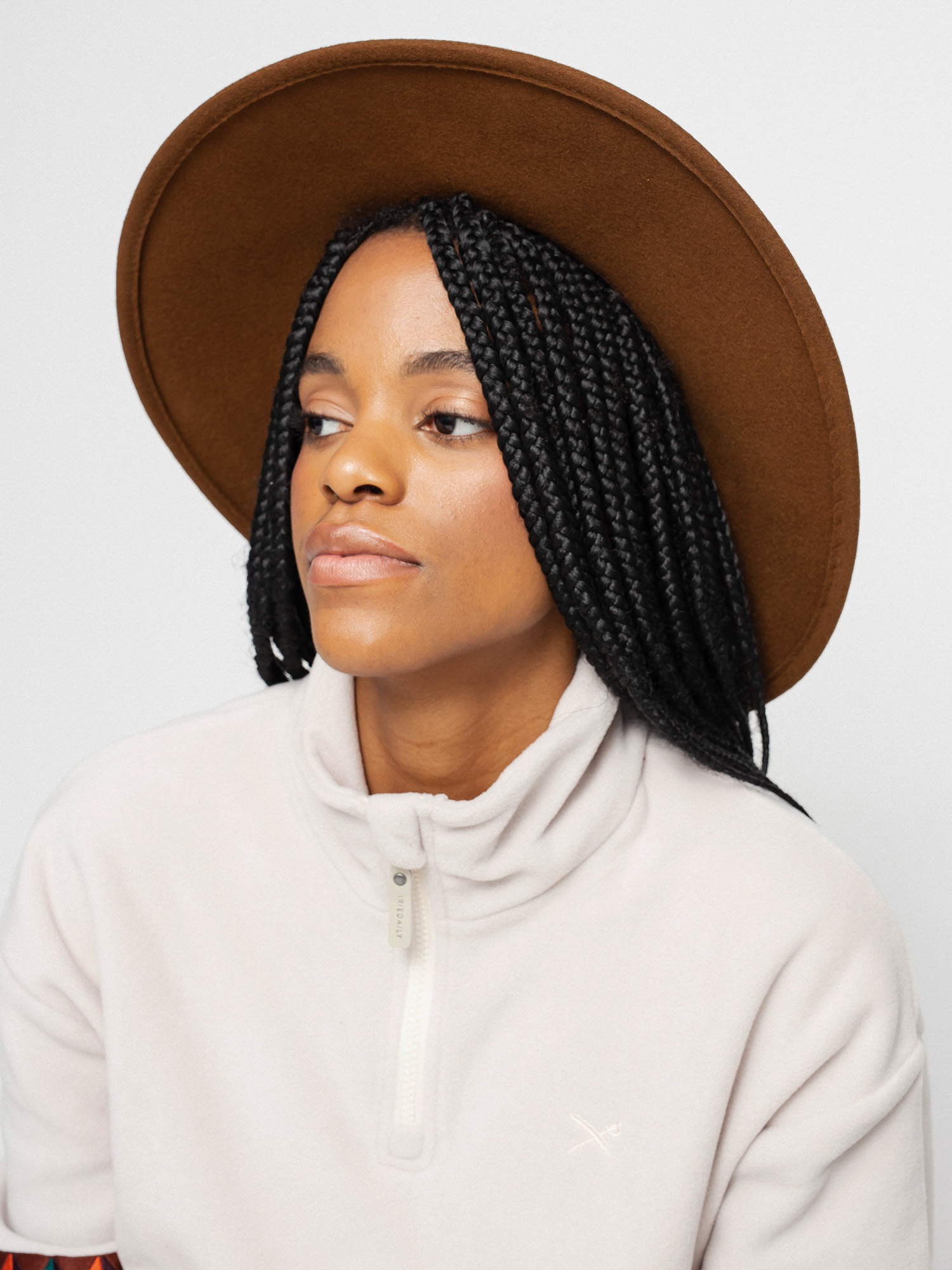 Női Iriedaily Holina Fleece Troyer Polár pulóver (dark teal)