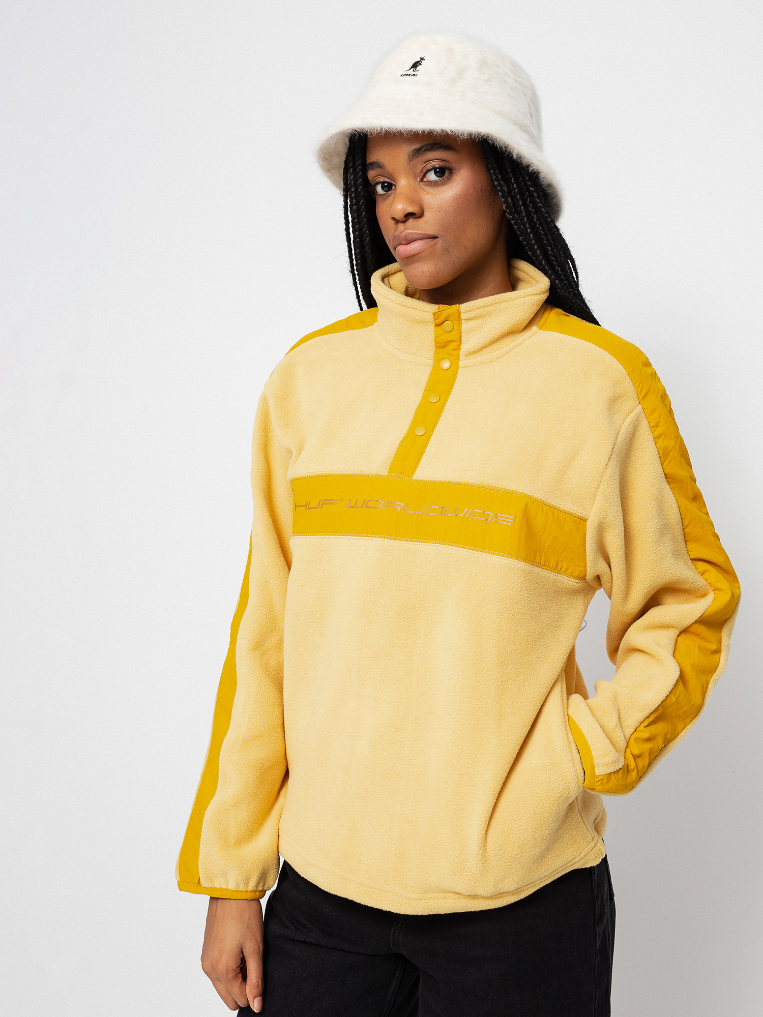 Női HUF Cascade Polár pulóver (dijon)