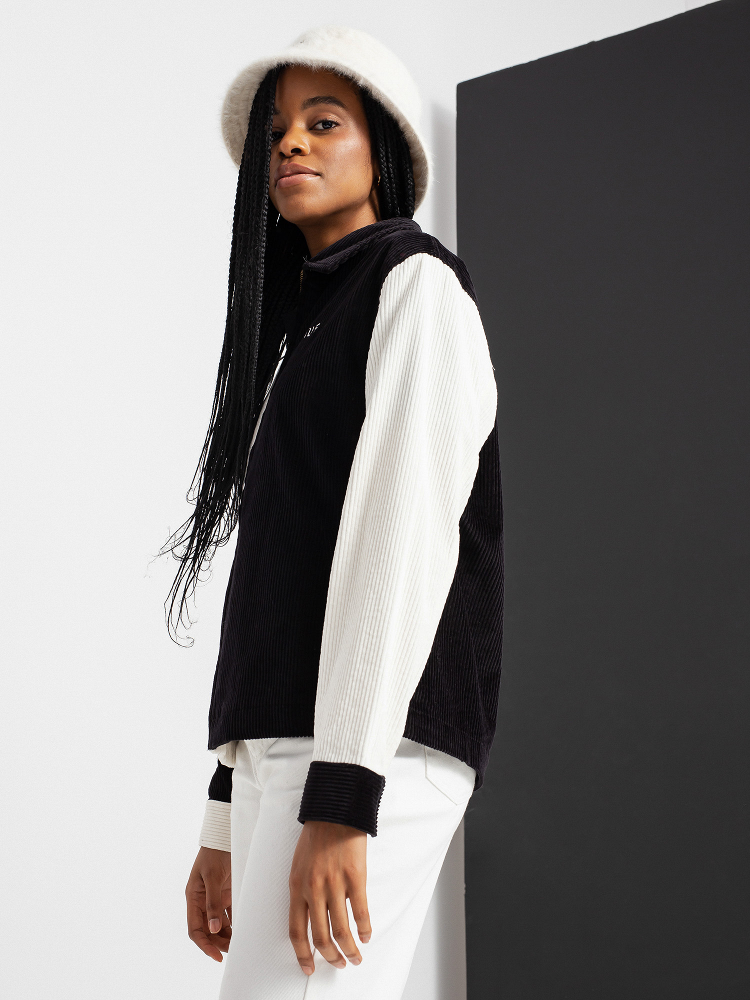 HUF Vandenberg Corduroy Dzseki Wmn (black)