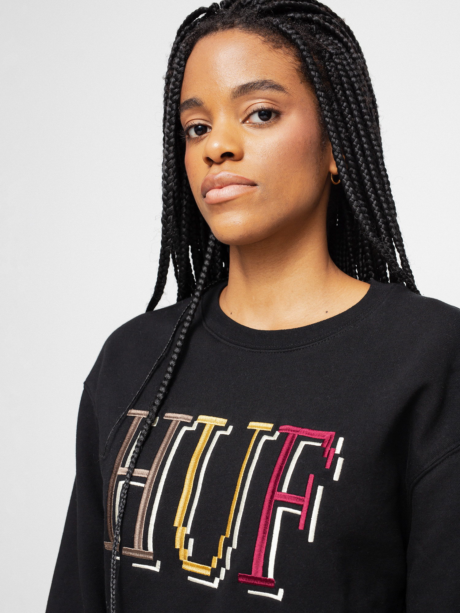 HUF 8-Bit Pulóver Wmn (black)