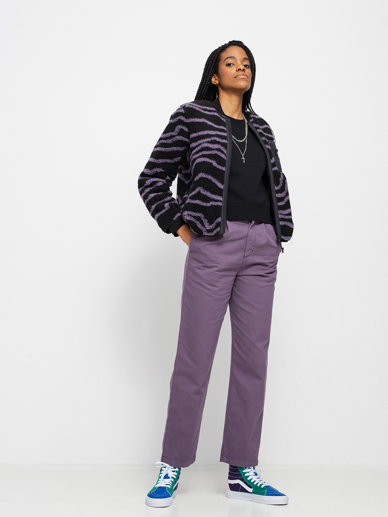 Carhartt WIP Janet Liner Dzseki Wmn (deep freeze jacquard provence/black)