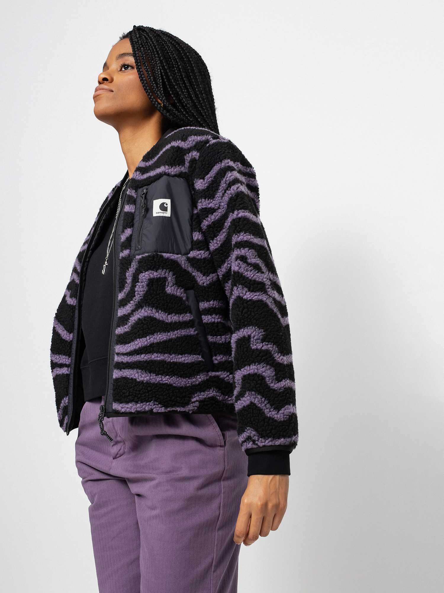 Carhartt WIP Janet Liner Dzseki Wmn (deep freeze jacquard provence/black)
