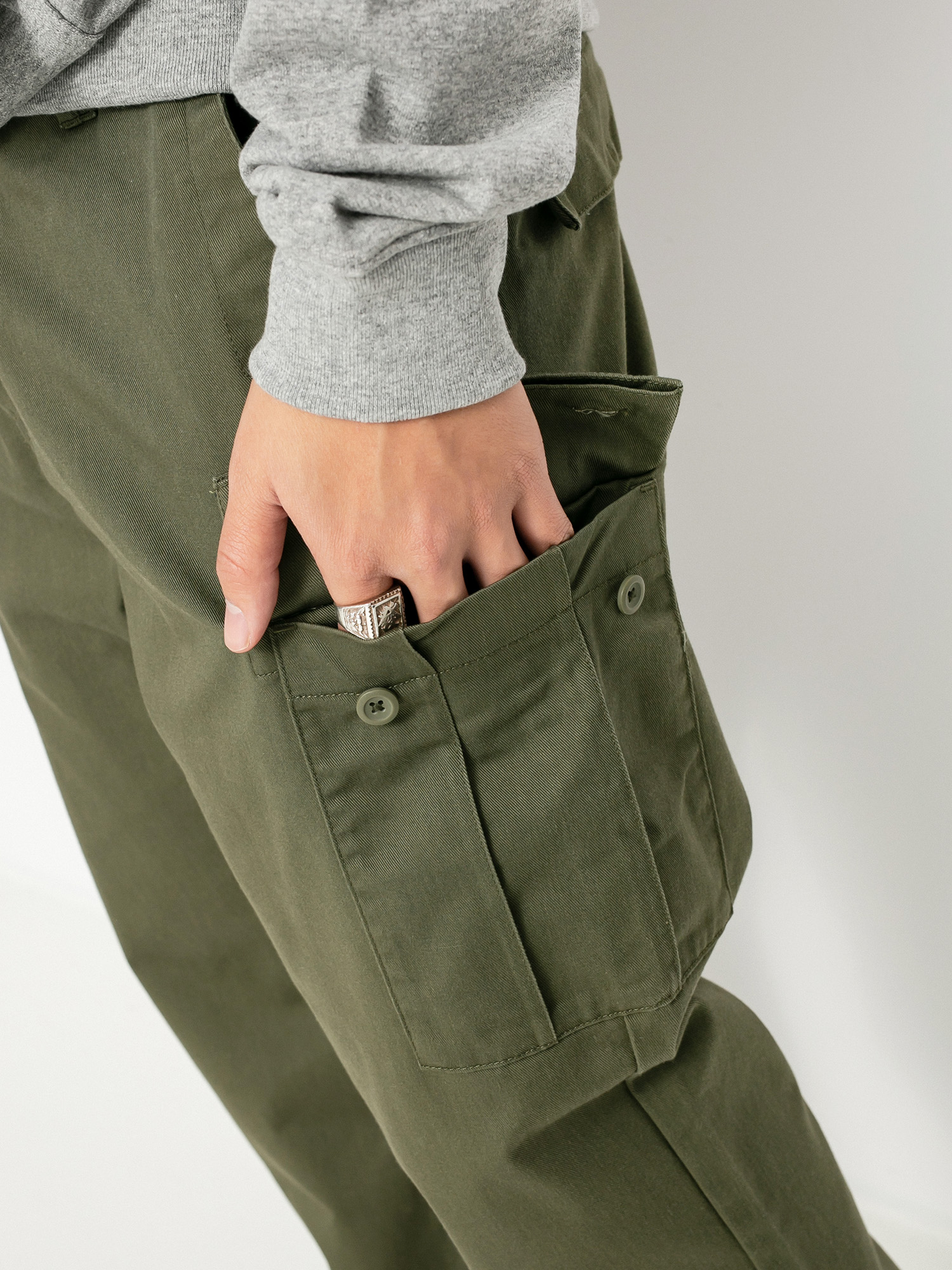 Volcom March Cargo Kisnadrág (military)