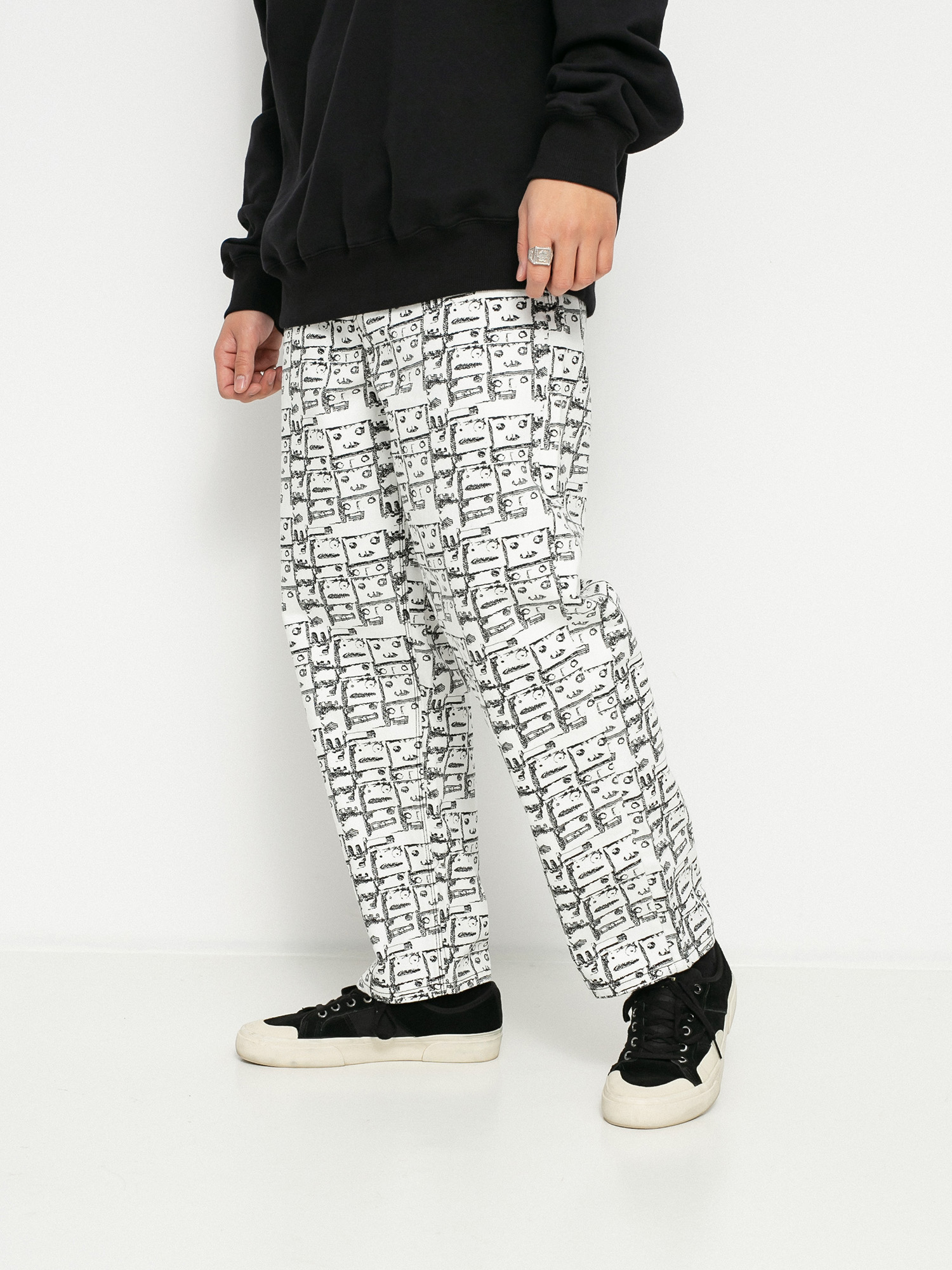 Volcom Modown Tapered Denim Kisnadrág (prt print)