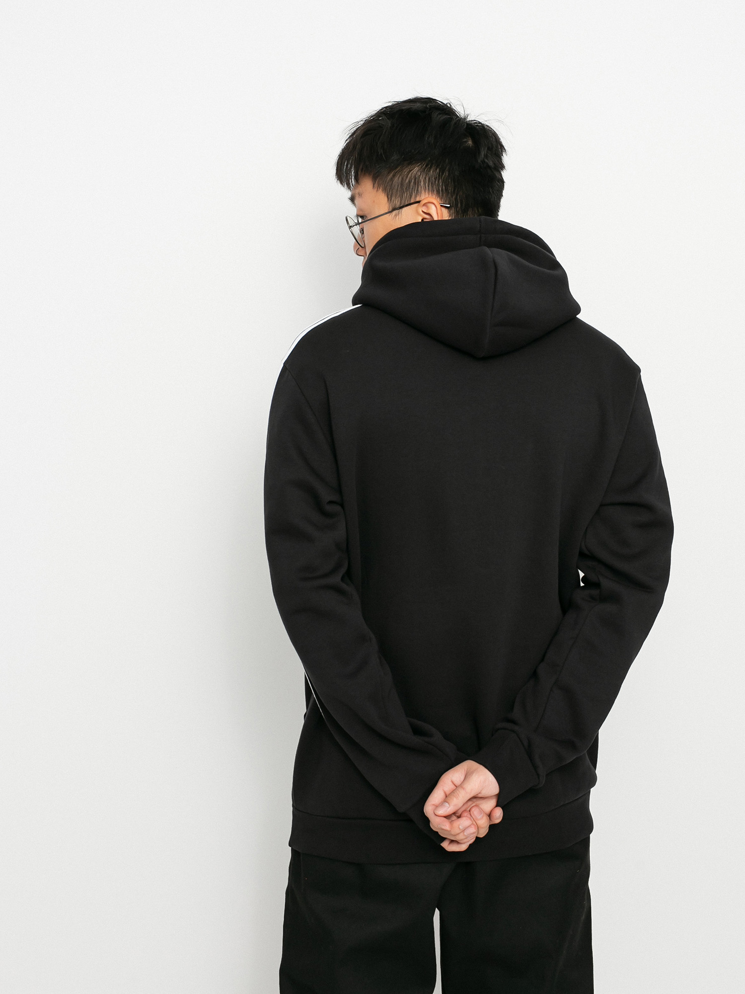 adidas Originals 3 Stripes HD Kapucnis pulóver (black)