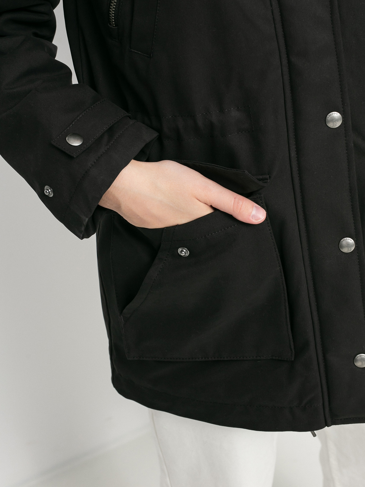 Volcom Walk On By 5K Parka Dzseki Wmn (black)