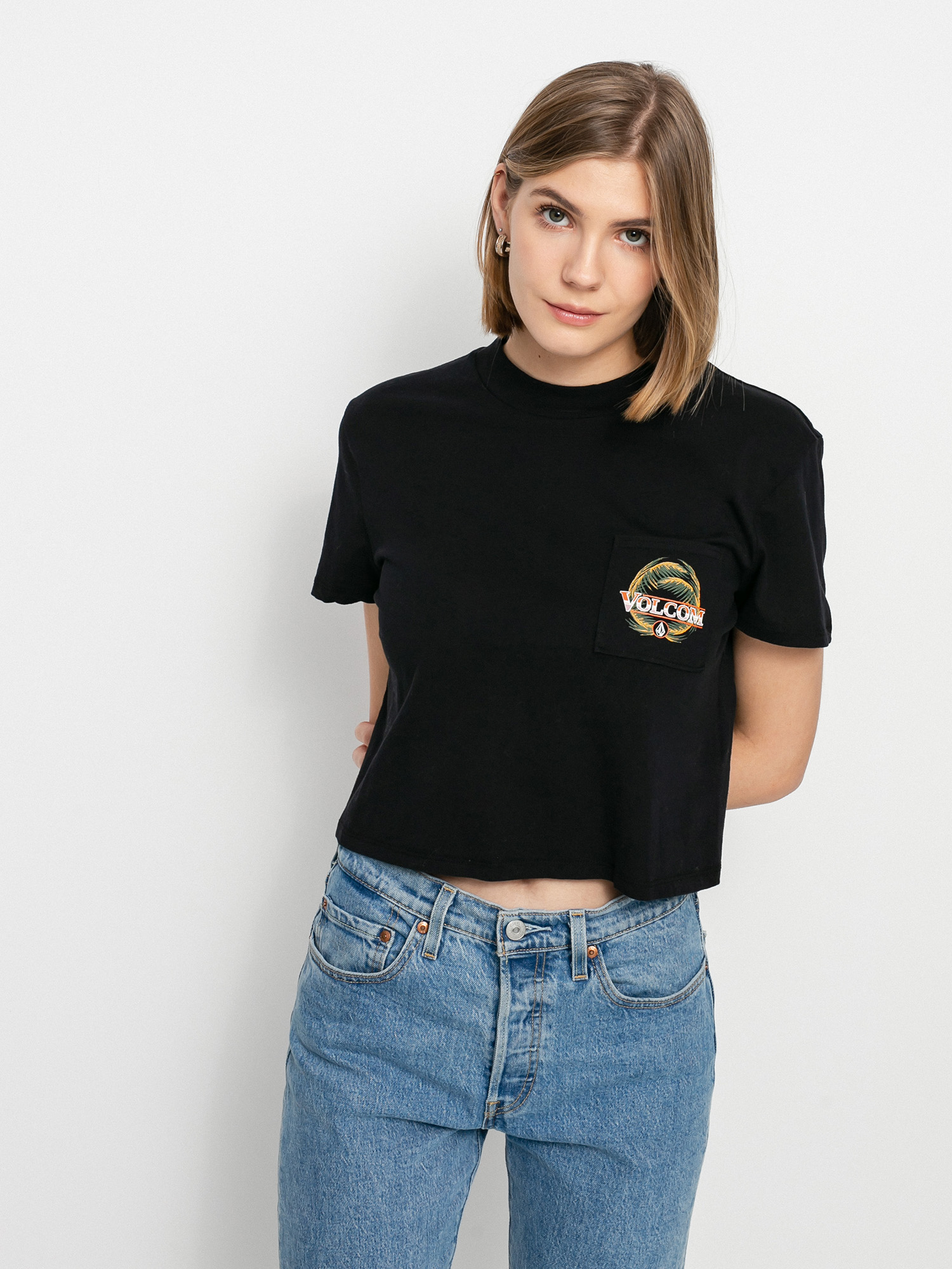 Volcom Pocket Dial póló Wmn (black)