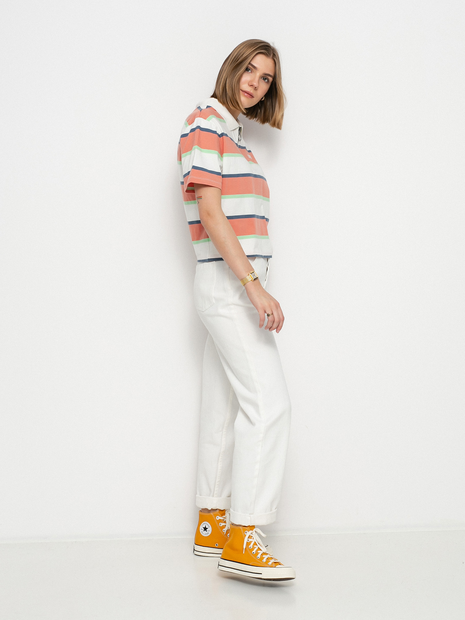 Vans Skate Stripe Pólóing Wmn (marshmallow)