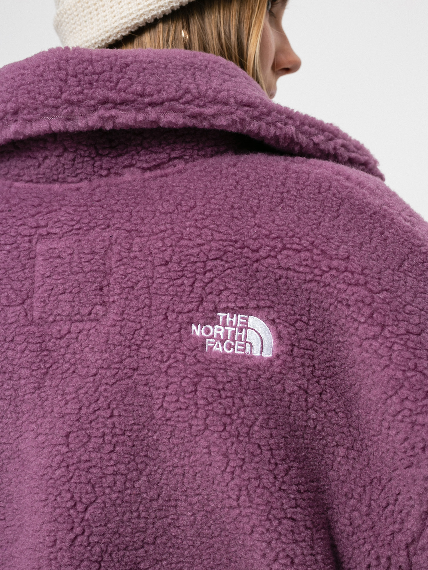 Női The North Face Platte Sherpa Polár pulóver (pikespurple/gravitypurple)