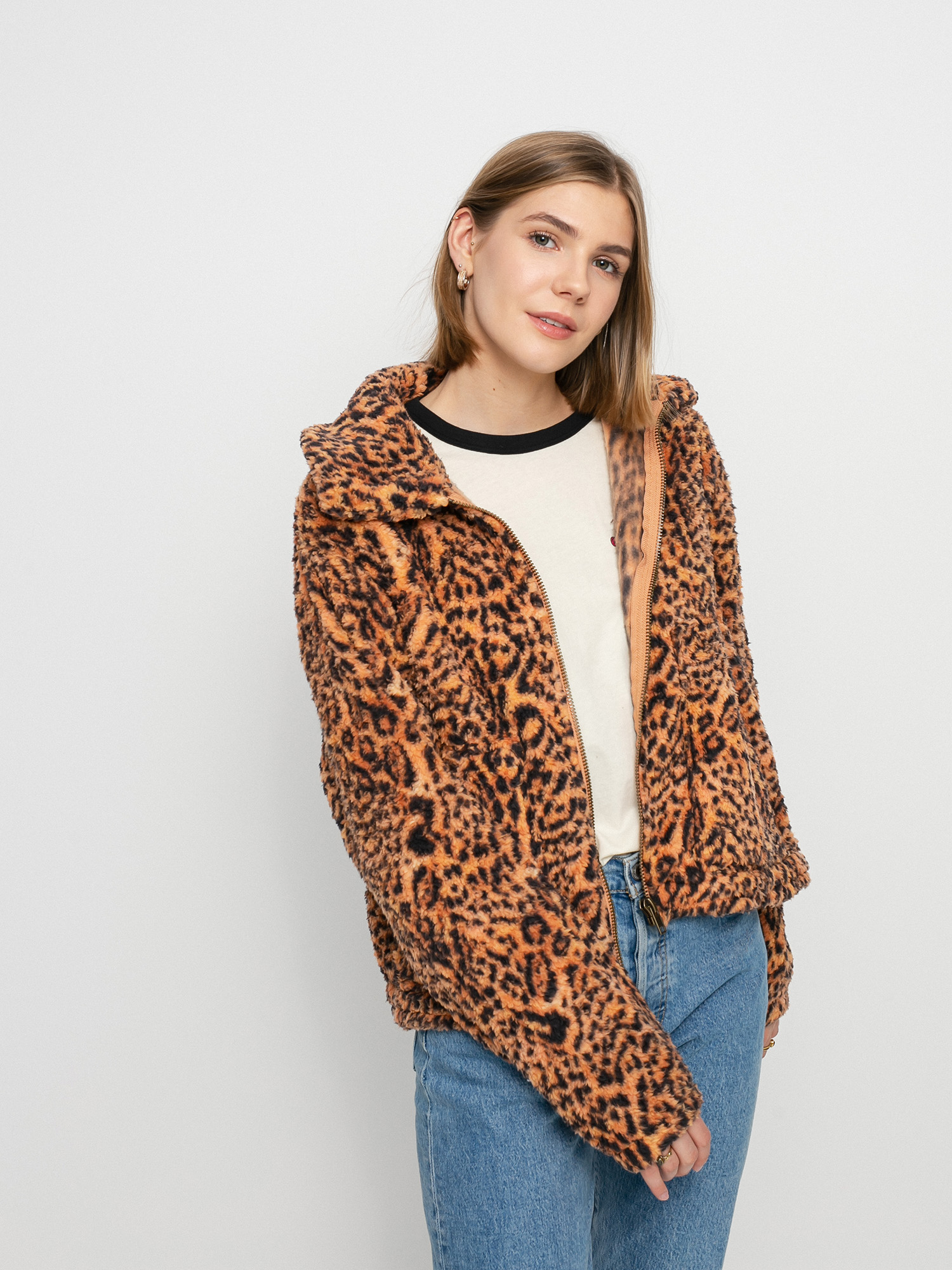 Női Billabong Always Cozy 2 Polár pulóver (animal)