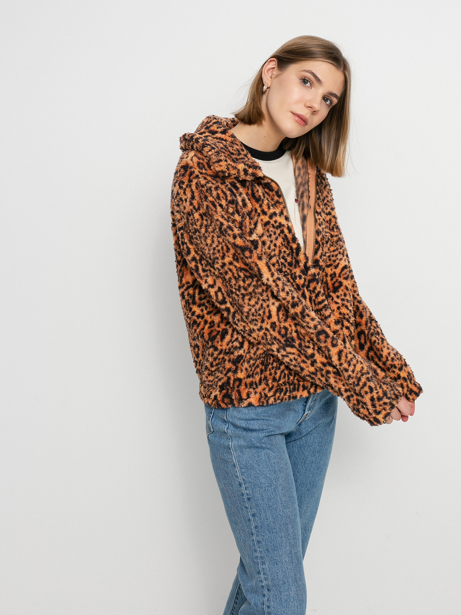 Női Billabong Always Cozy 2 Polár pulóver (animal)