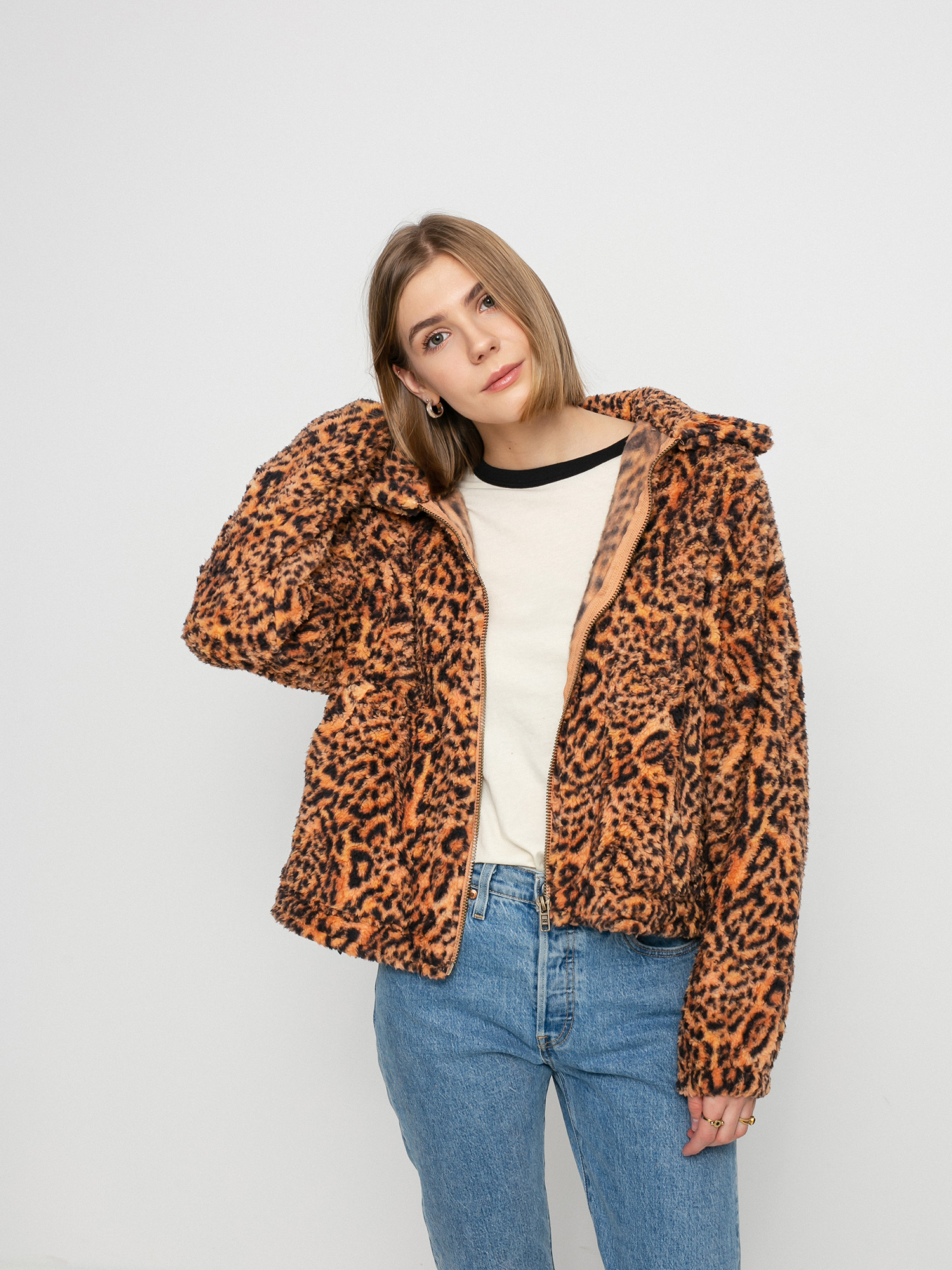 Női Billabong Always Cozy 2 Polár pulóver (animal)