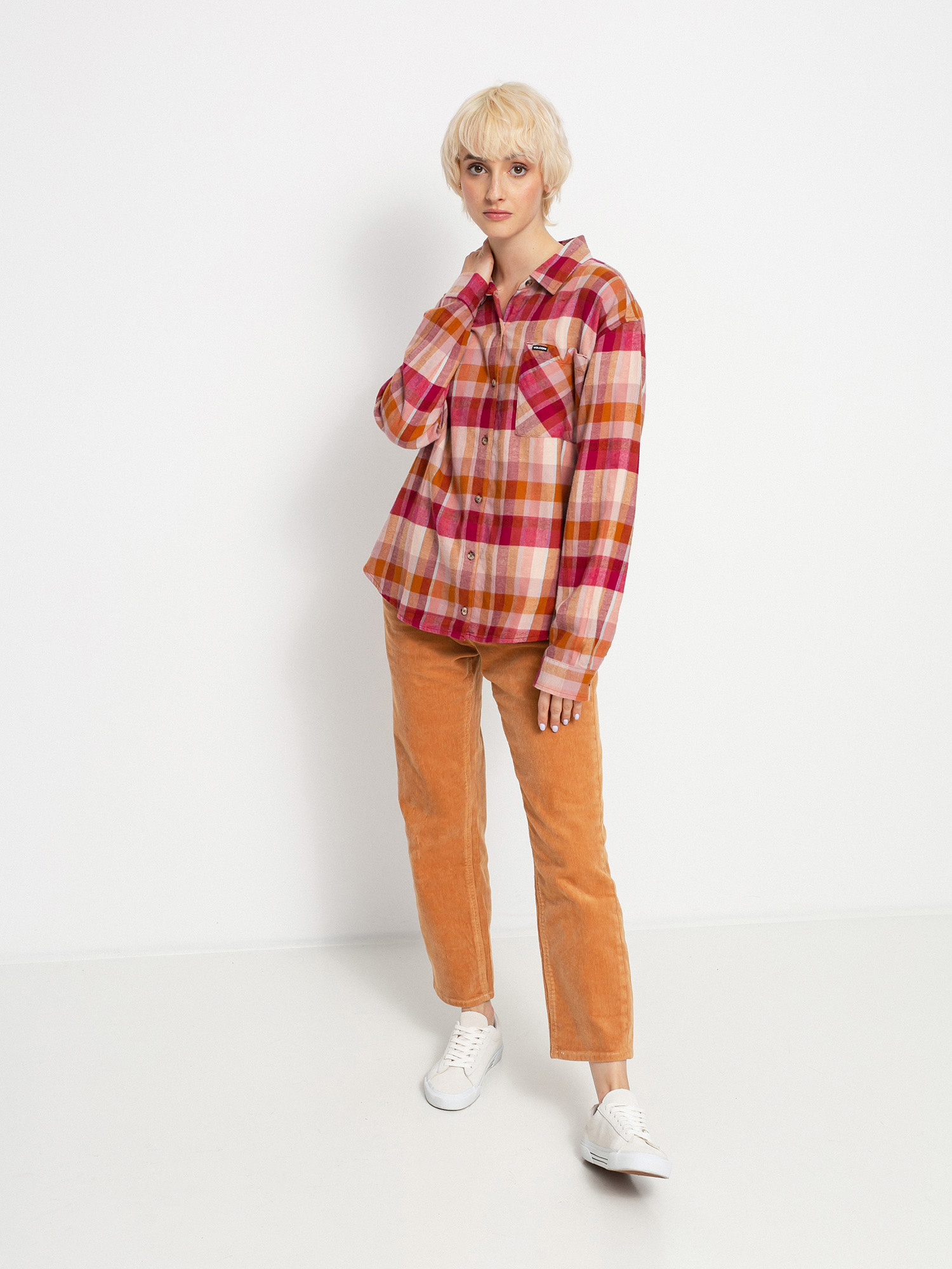 Volcom Plaid To Meet U Ing Wmn (auburn)