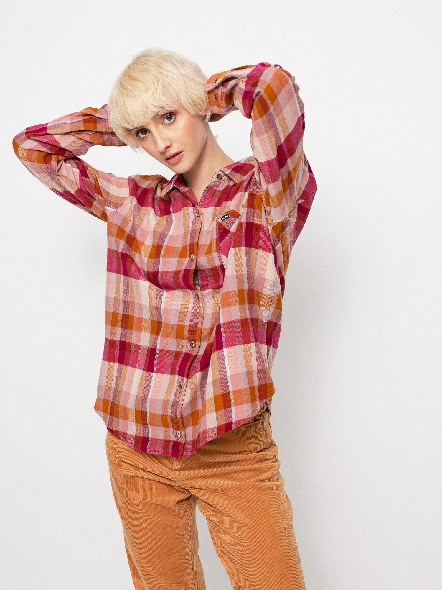 Volcom Plaid To Meet U Ing Wmn (auburn)