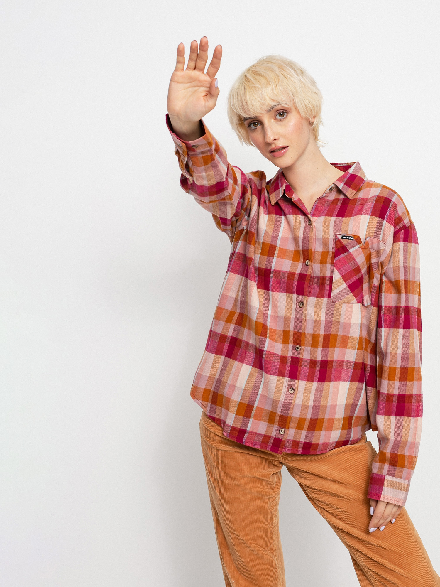 Volcom Plaid To Meet U Ing Wmn (auburn)