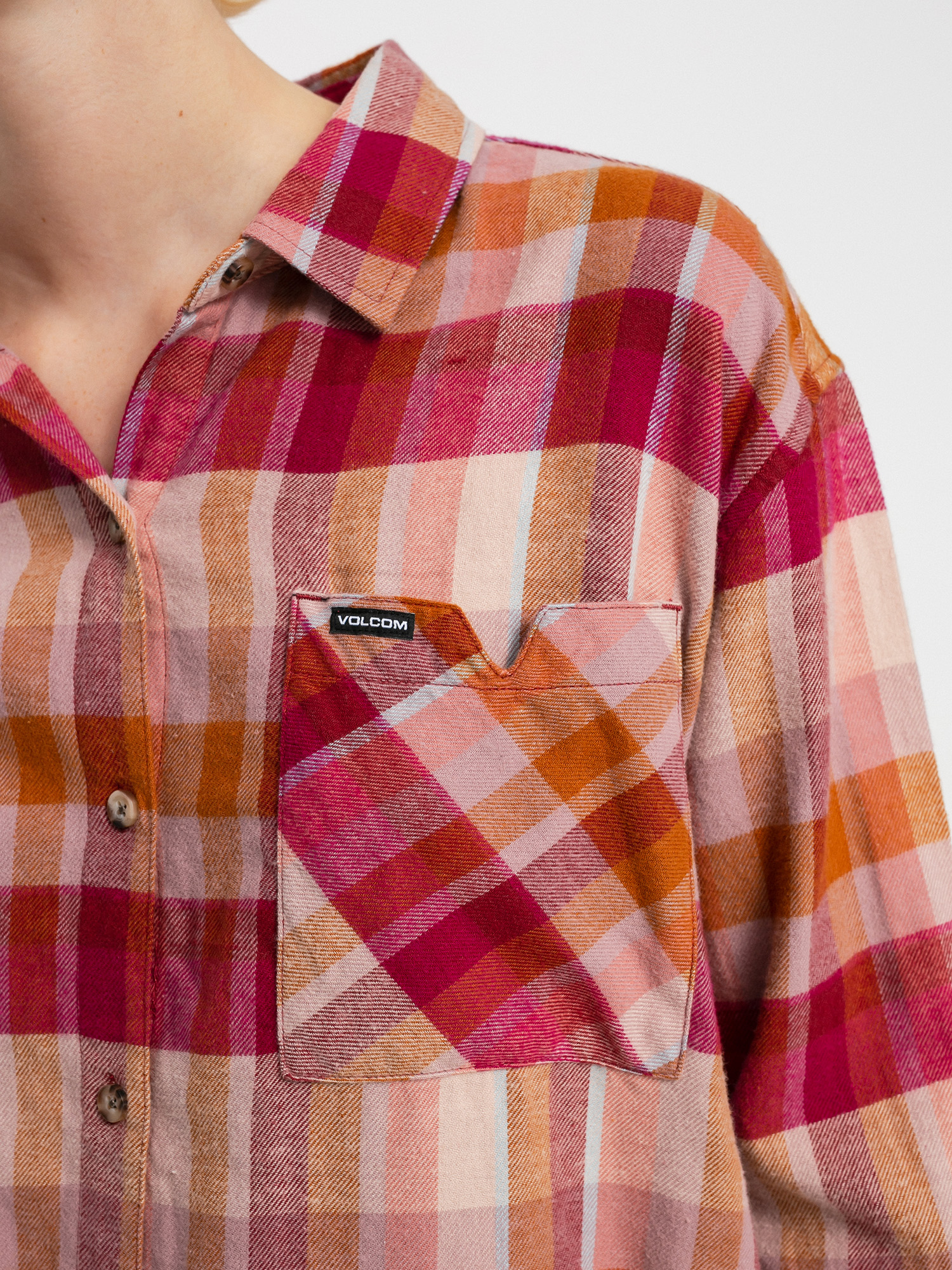 Volcom Plaid To Meet U Ing Wmn (auburn)