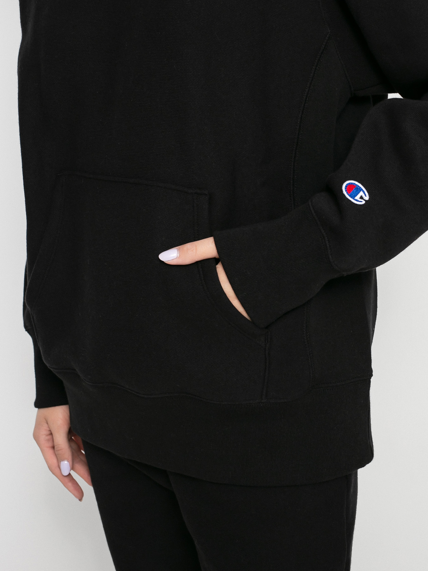 Champion Sweatshirt HD 114778 Kapucnis pulóver Wmn (nbk)