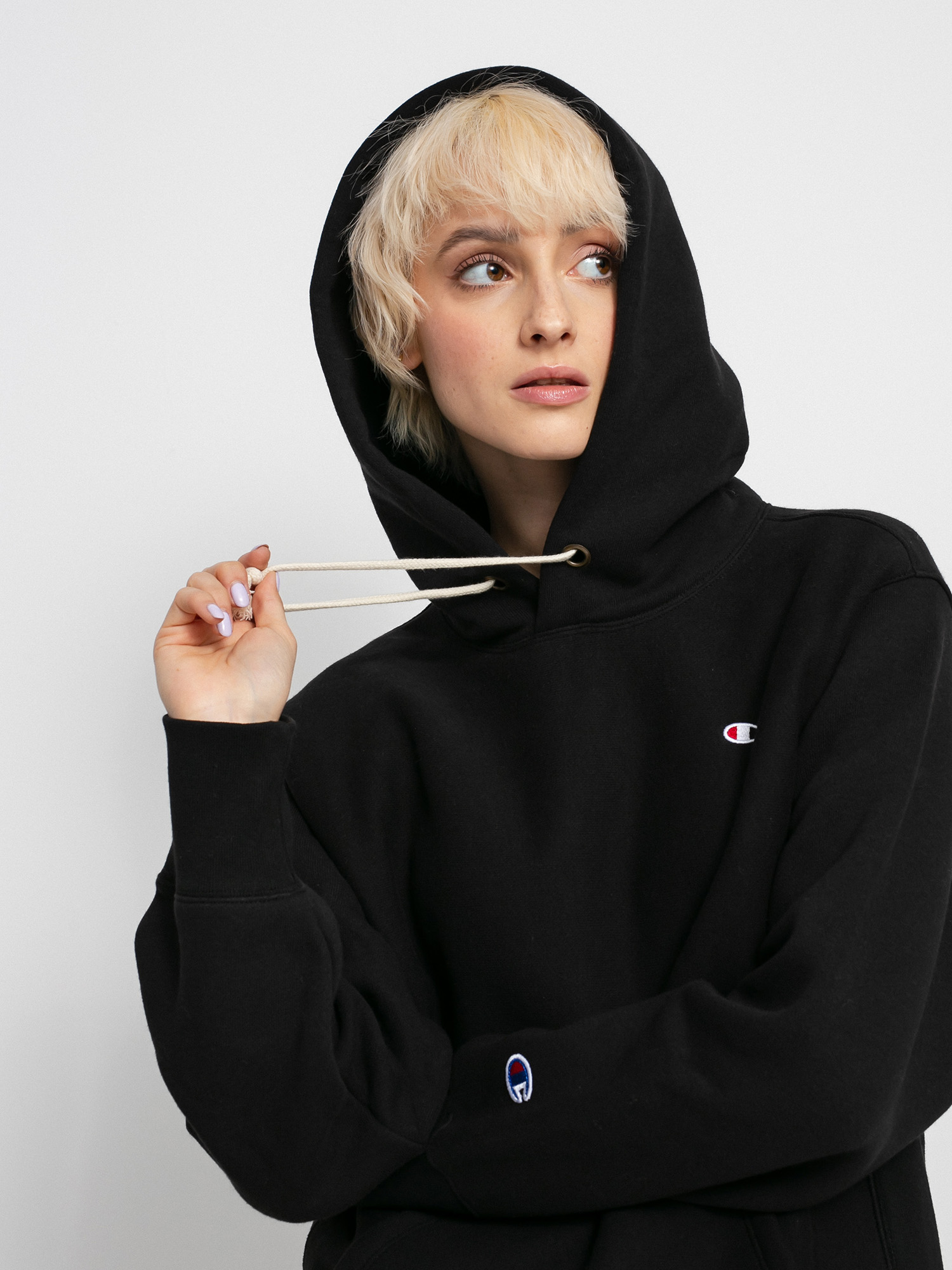 Champion Sweatshirt HD 114778 Kapucnis pulóver Wmn (nbk)