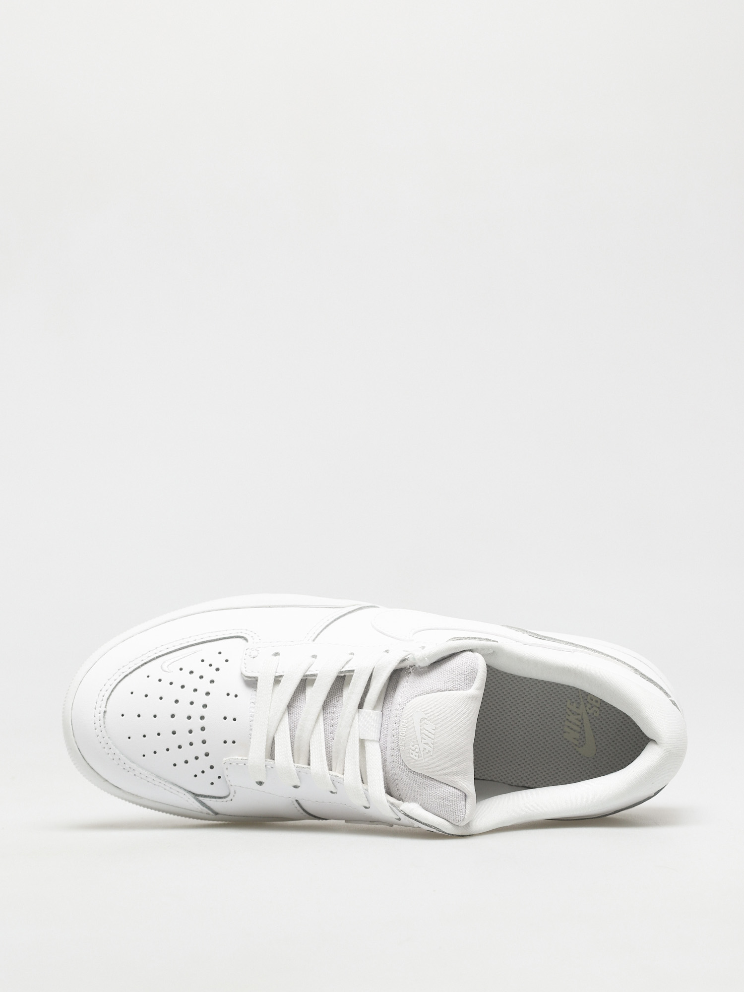 Nike SB Force 58 Premium Leather Cipők (white/white white white)