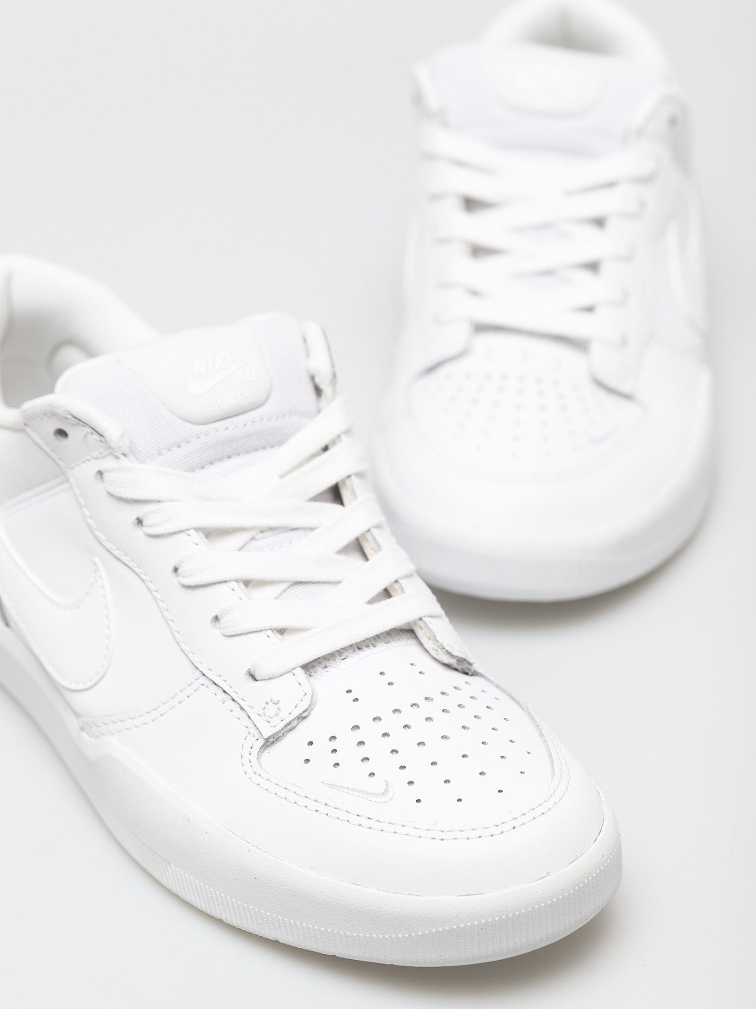 Nike SB Force 58 Premium Leather Cipők (white/white white white)