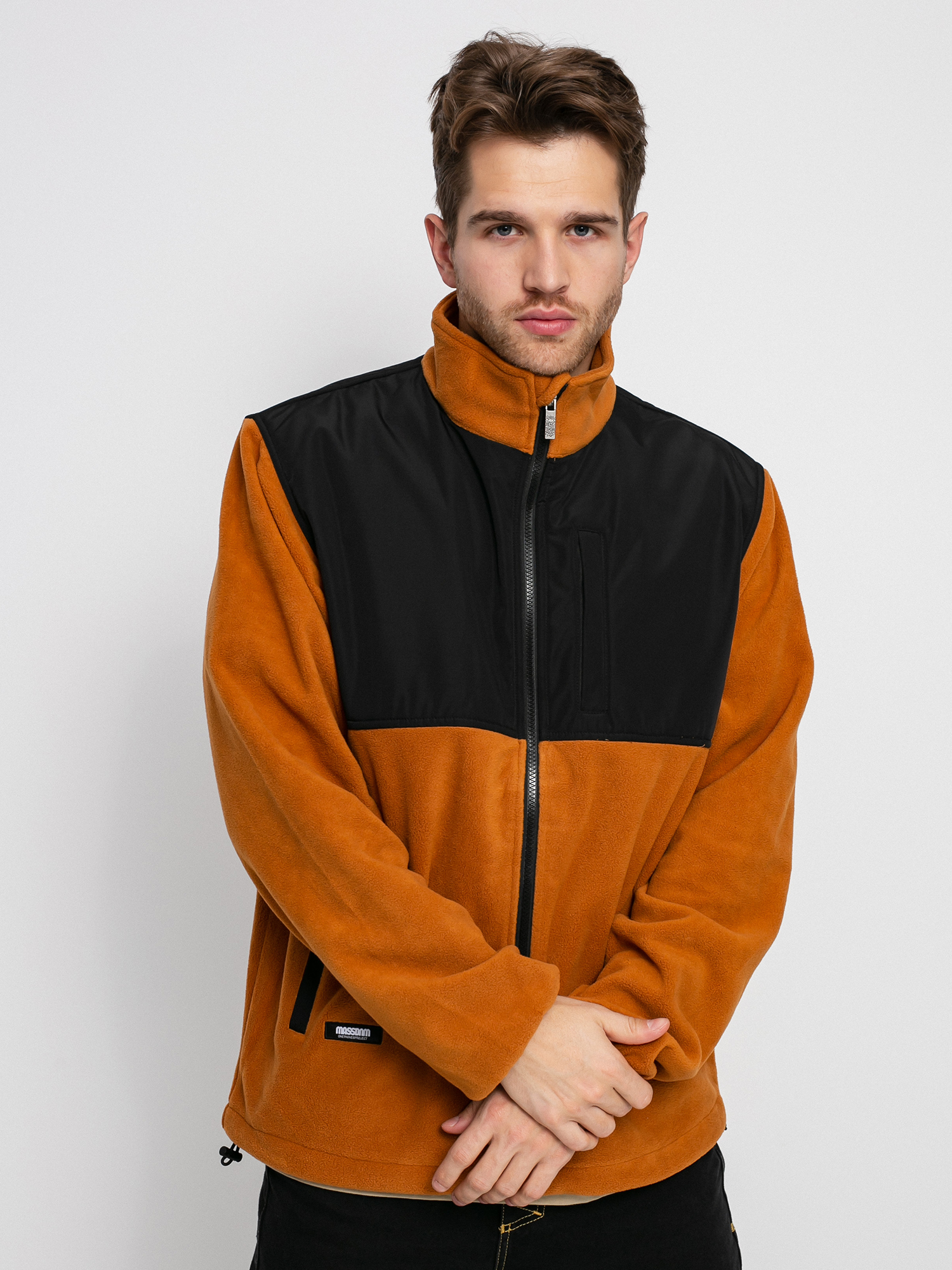 Férfi MassDnm Berg Polár pulóver (brown)