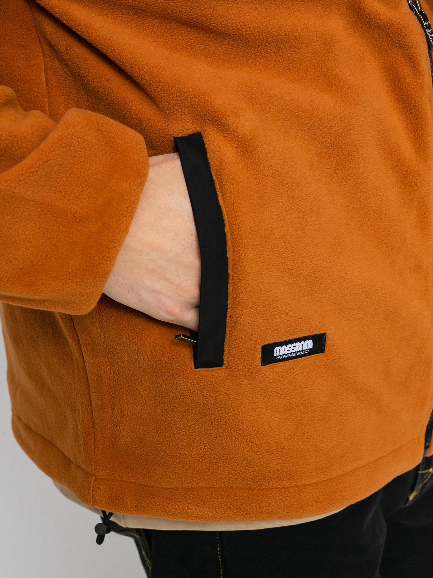 Férfi MassDnm Berg Polár pulóver (brown)