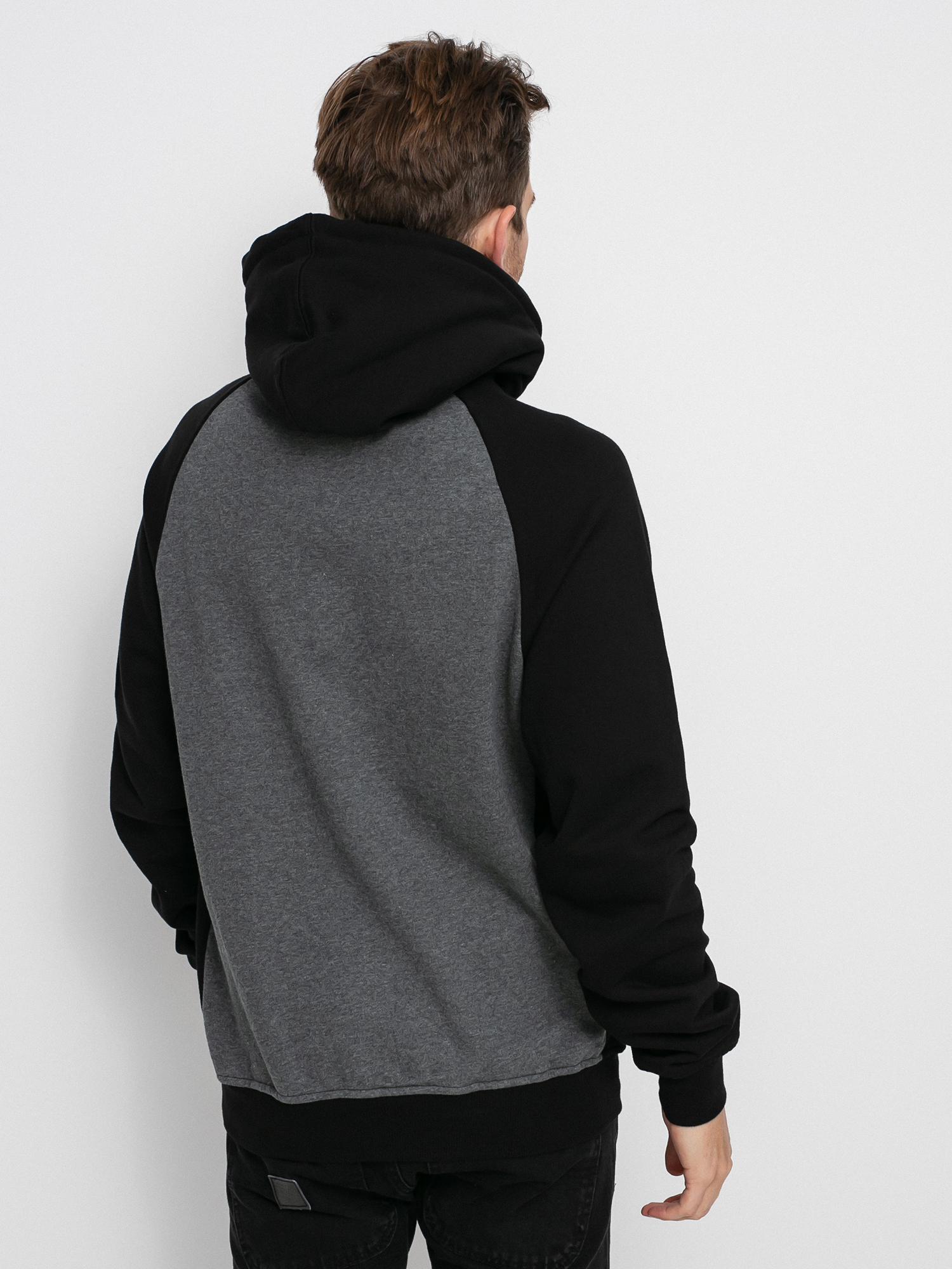MassDnm Berg HD Kapucnis pulóver (black/grey heather)