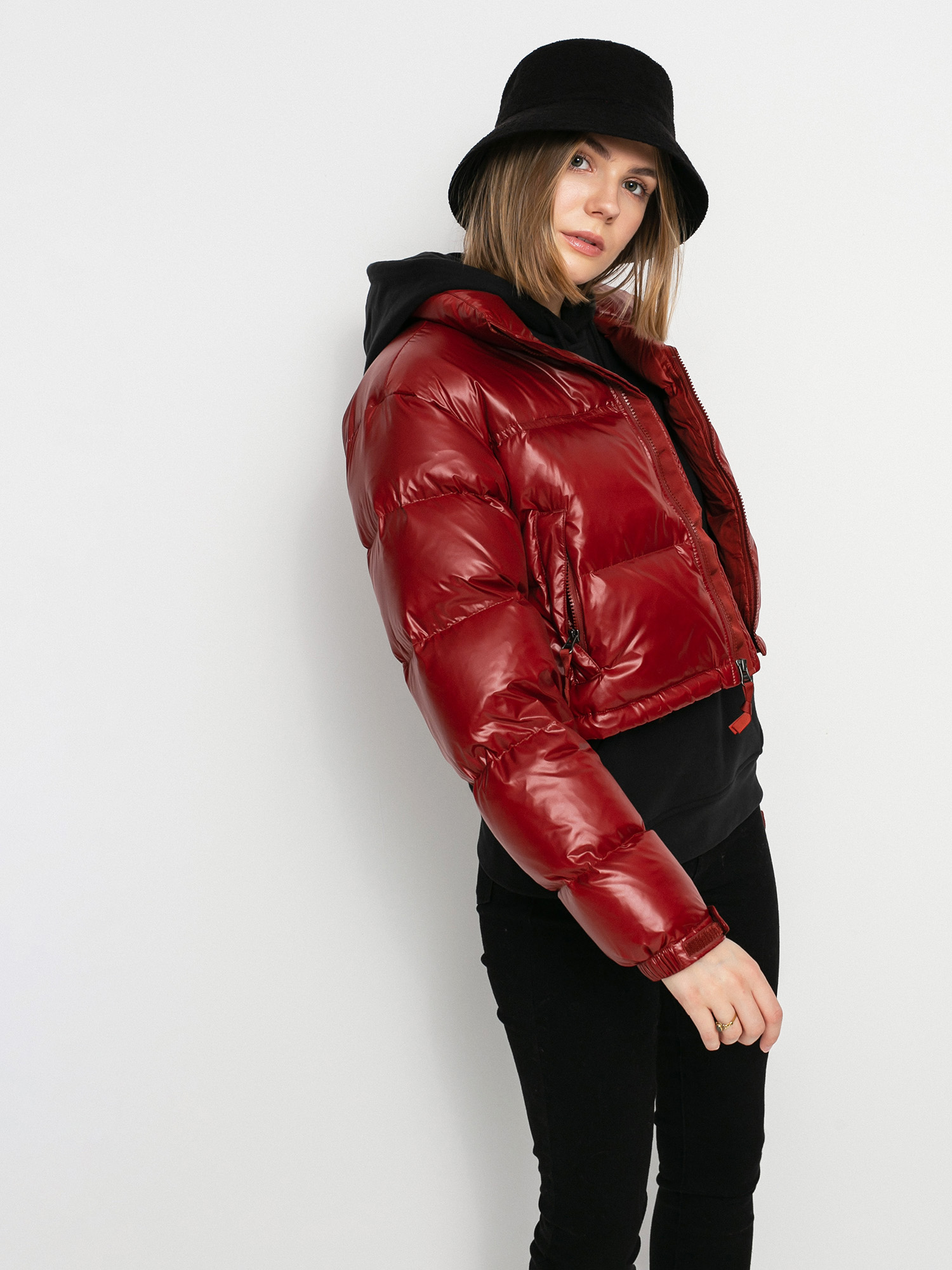 The North Face Nuptse Short Dzseki Wmn (brick house red)