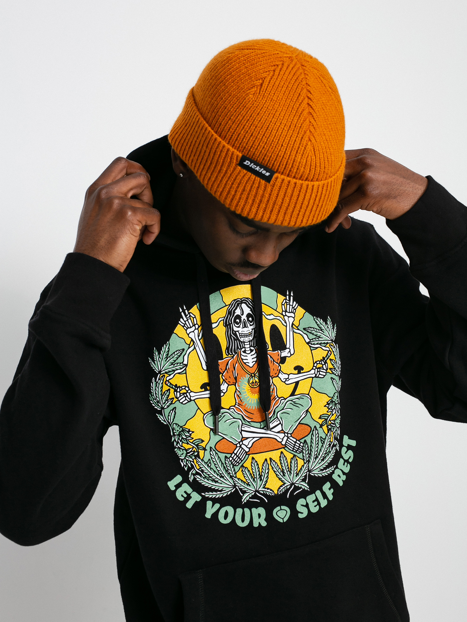 Circa Let Yourself Rest HD Kapucnis pulóver (black)