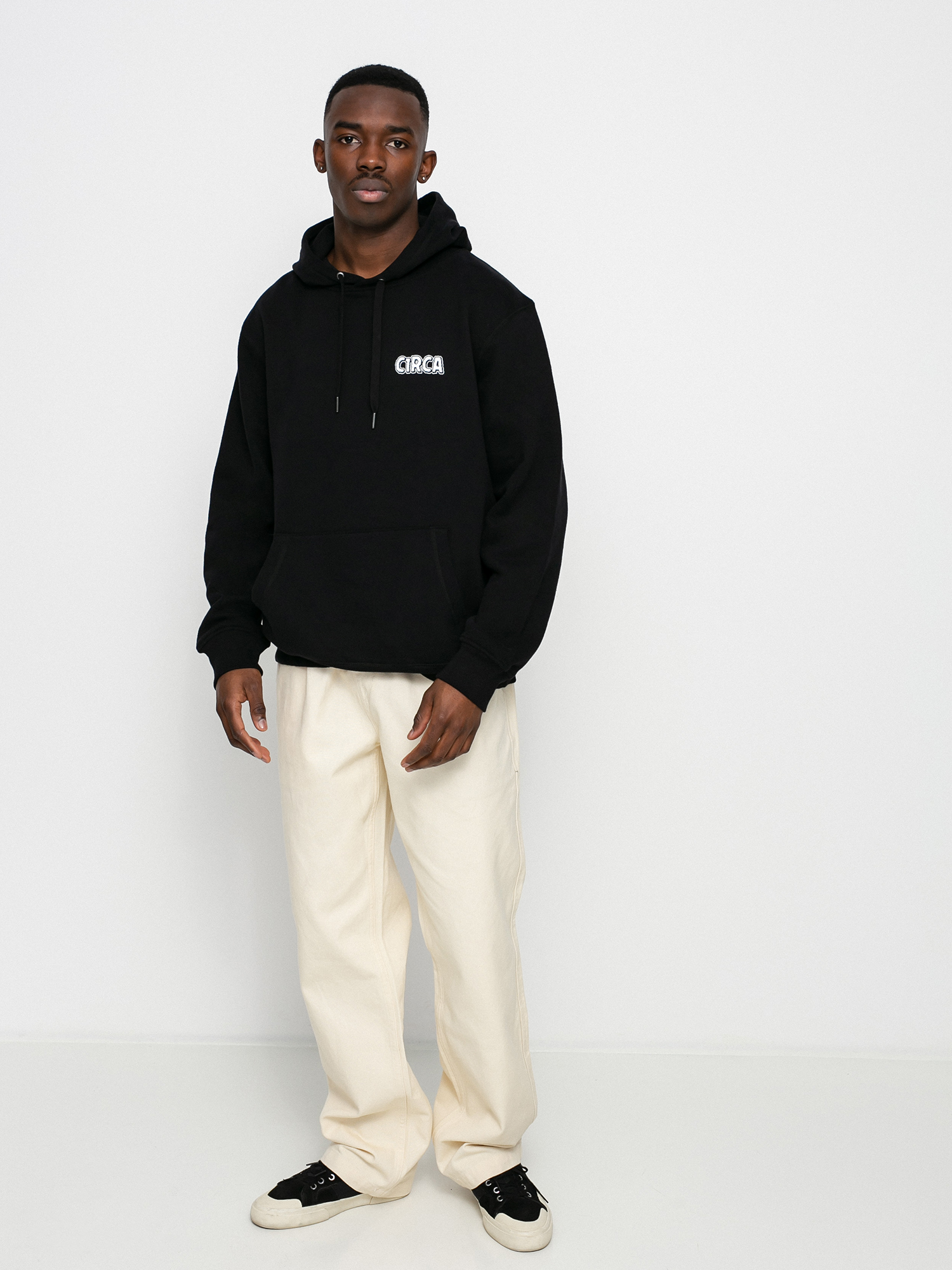 Circa Atomic Vision HD Kapucnis pulóver (black)