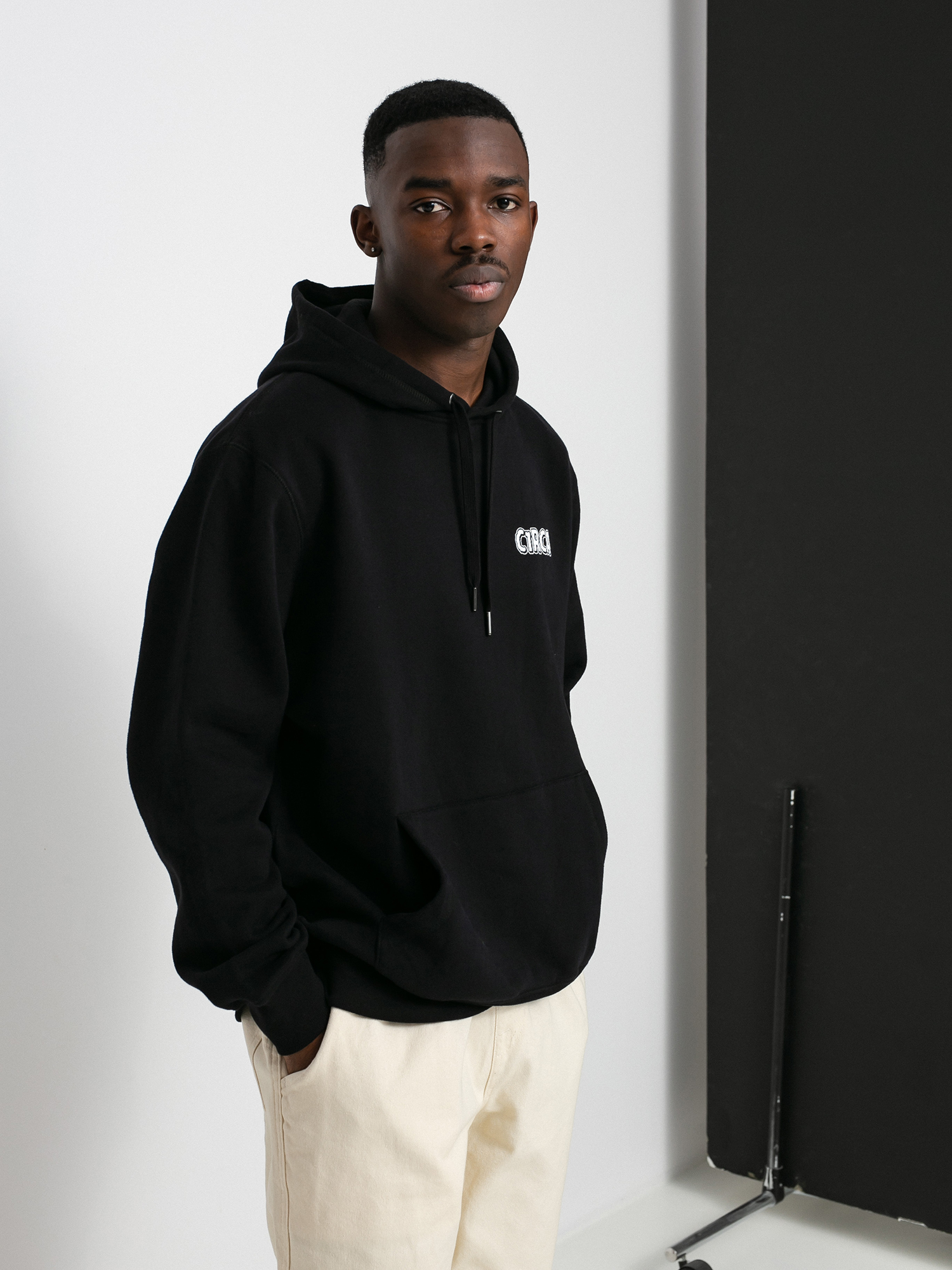 Circa Atomic Vision HD Kapucnis pulóver (black)