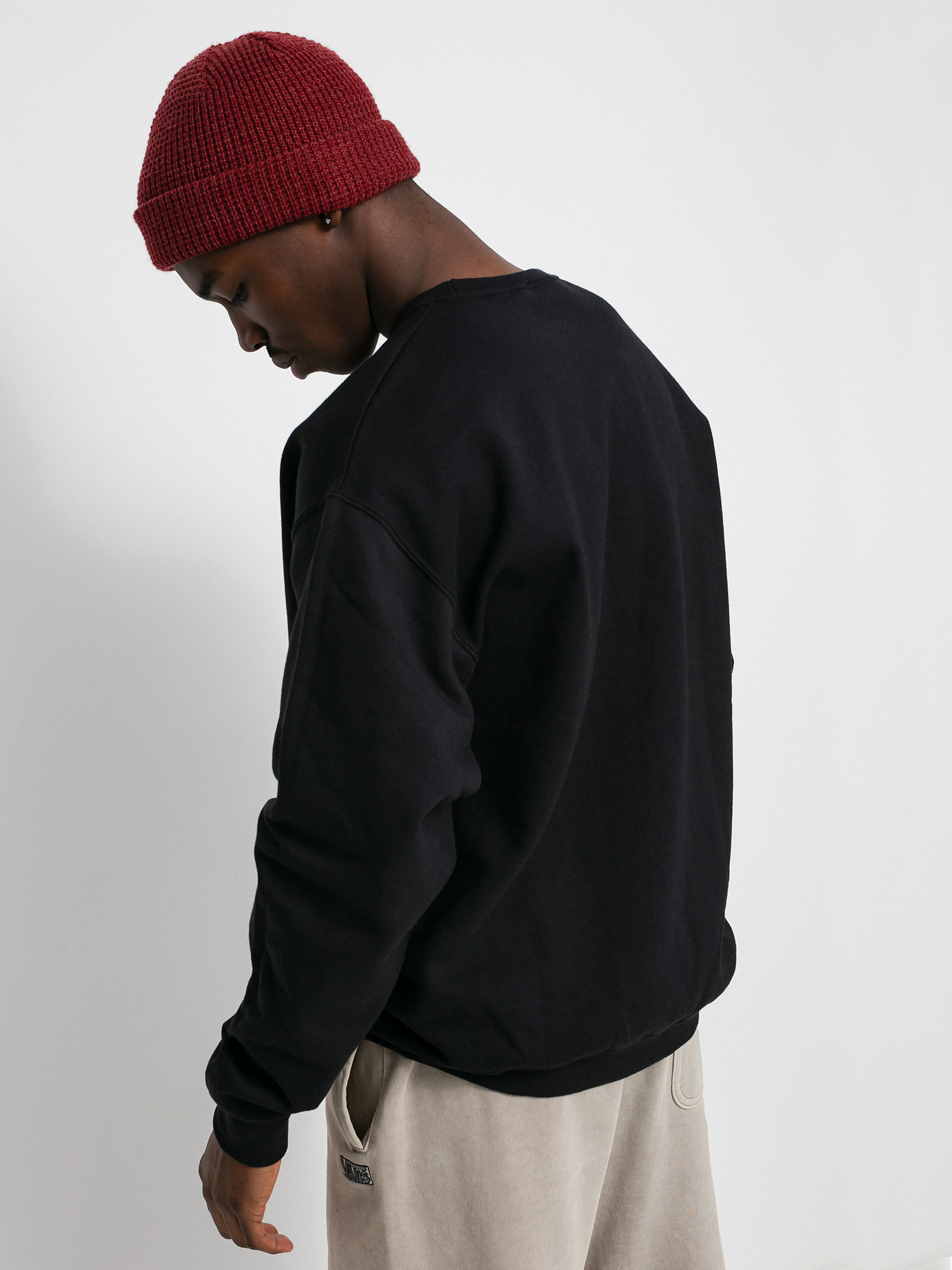 Thrasher Firme Logo Crew Pulóver (chocolate)