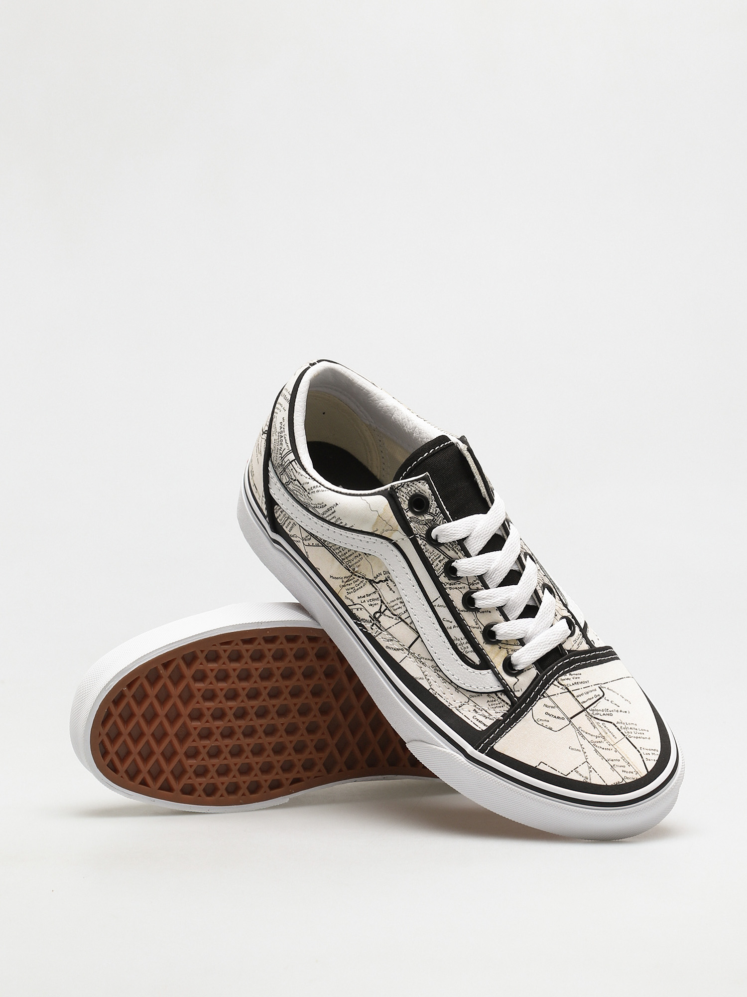 Vans X Moca Old Skool Cipők Wmn (frances stark/maps)