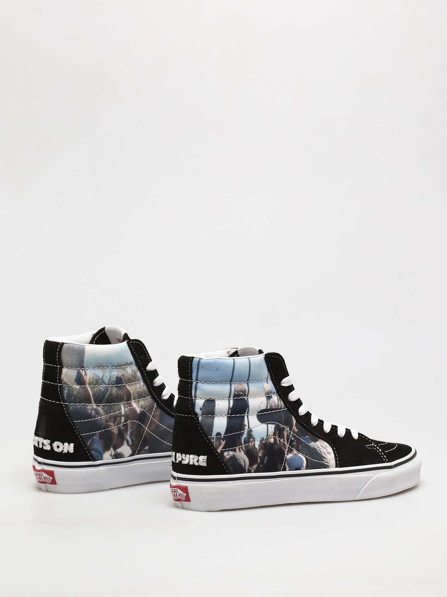 Vans X Moca Sk8 Hi Cipők (frances stark/black)