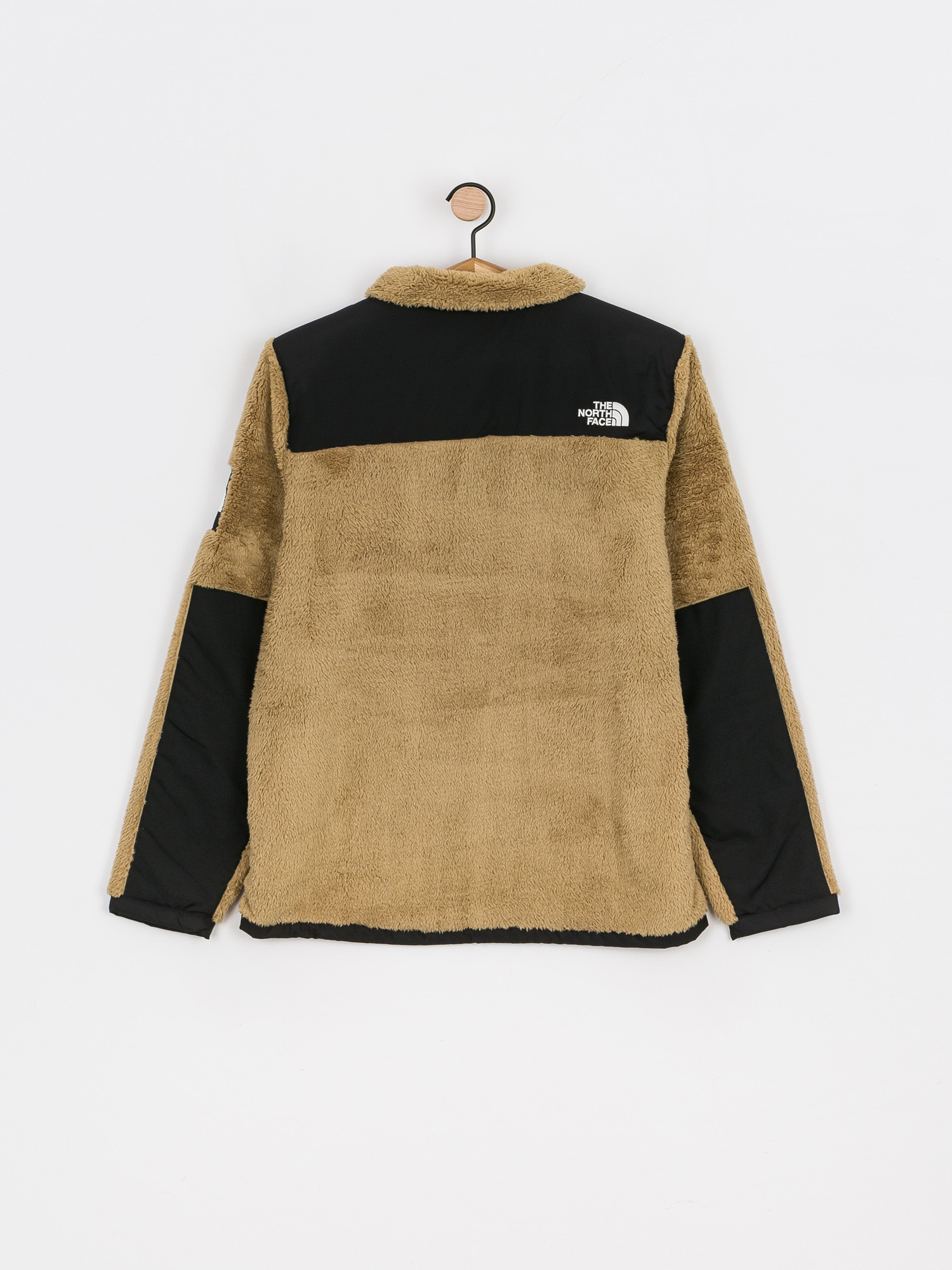 Férfi The North Face Black Box Denali Sherpa Polár pulóver (kelp tan)