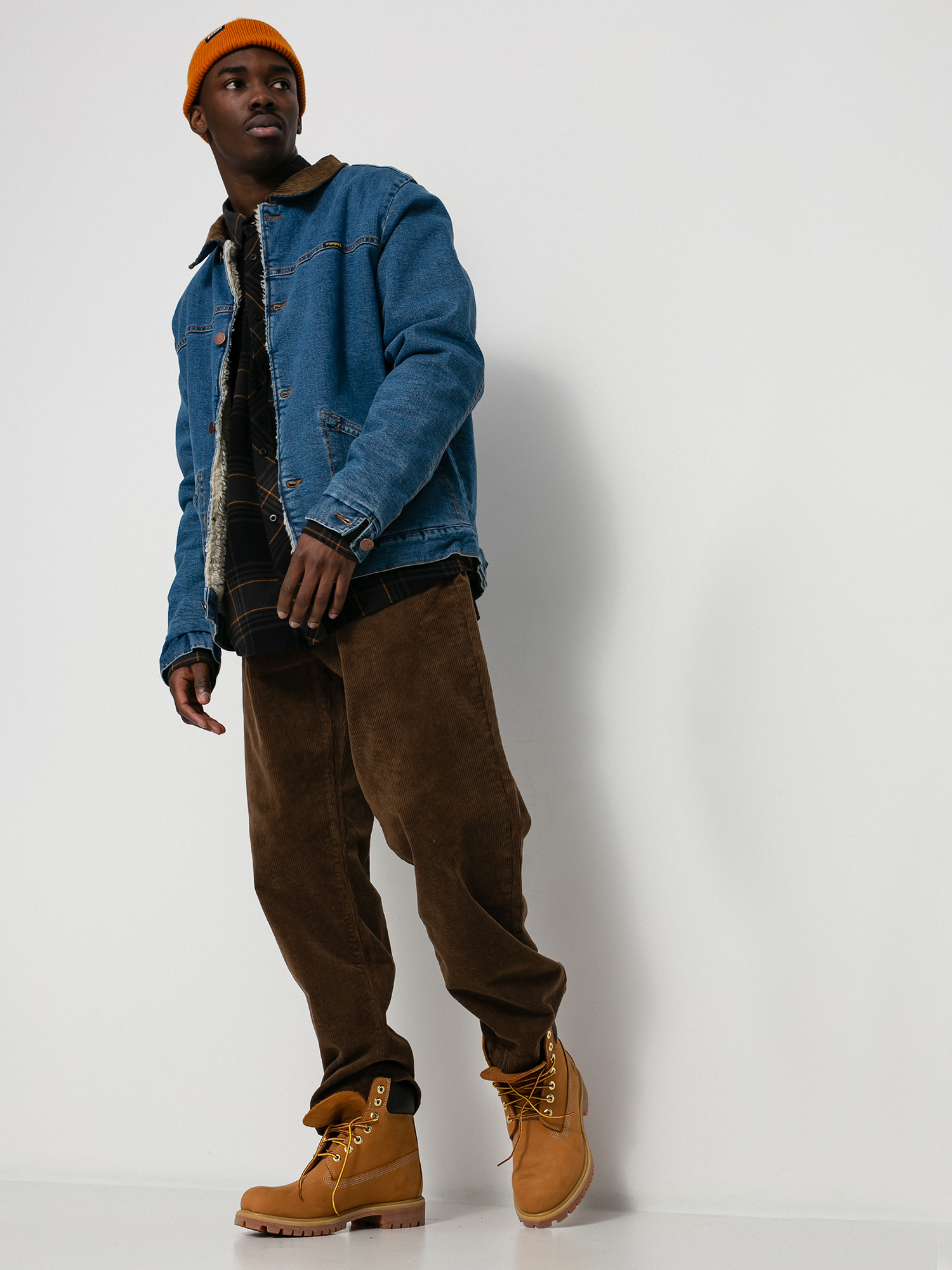 Billabong X Wrangler Range Denim Sherpa Dzseki (ocean)