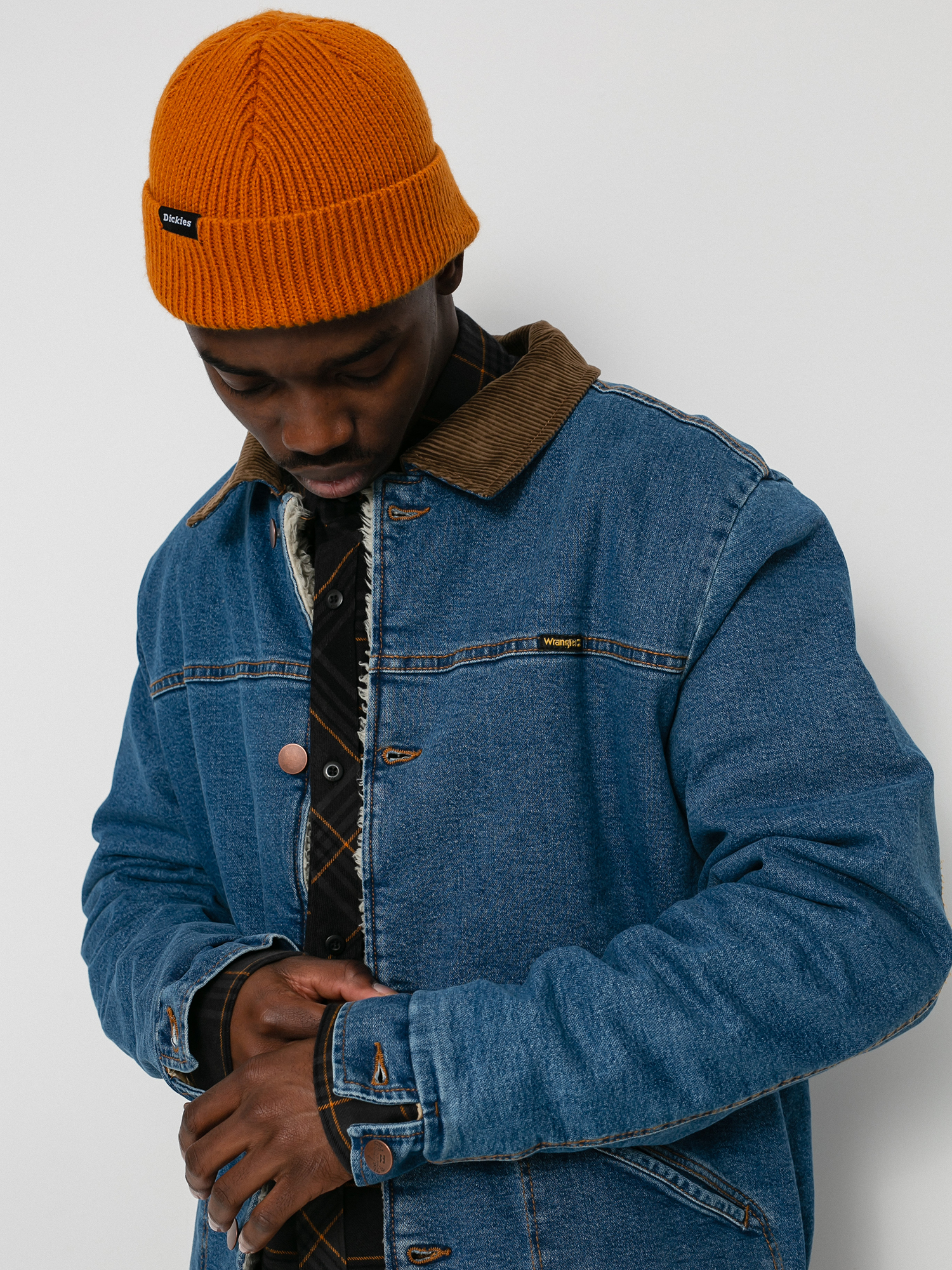 Billabong X Wrangler Range Denim Sherpa Dzseki (ocean)