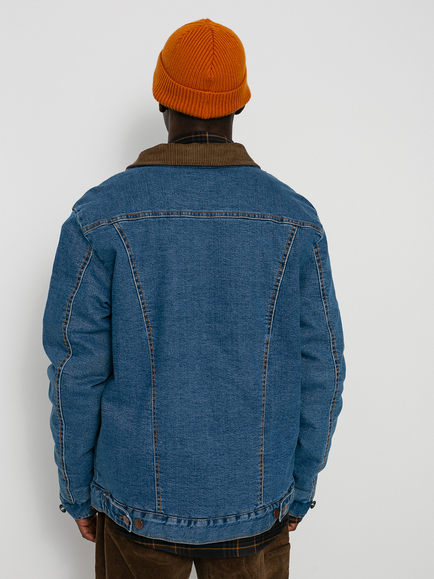 Billabong X Wrangler Range Denim Sherpa Dzseki (ocean)