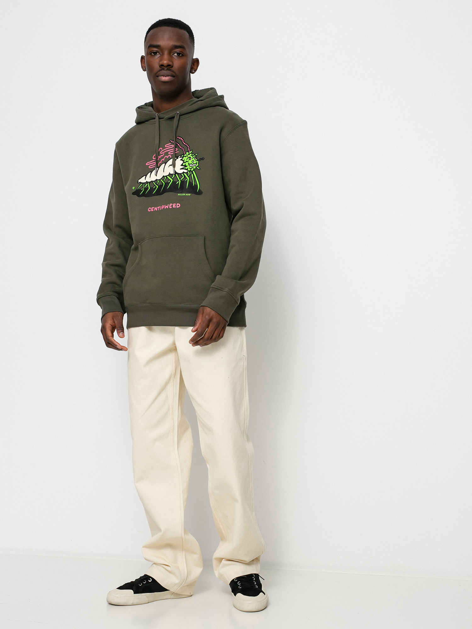 Circa Centipweed HD Kapucnis pulóver (military green)