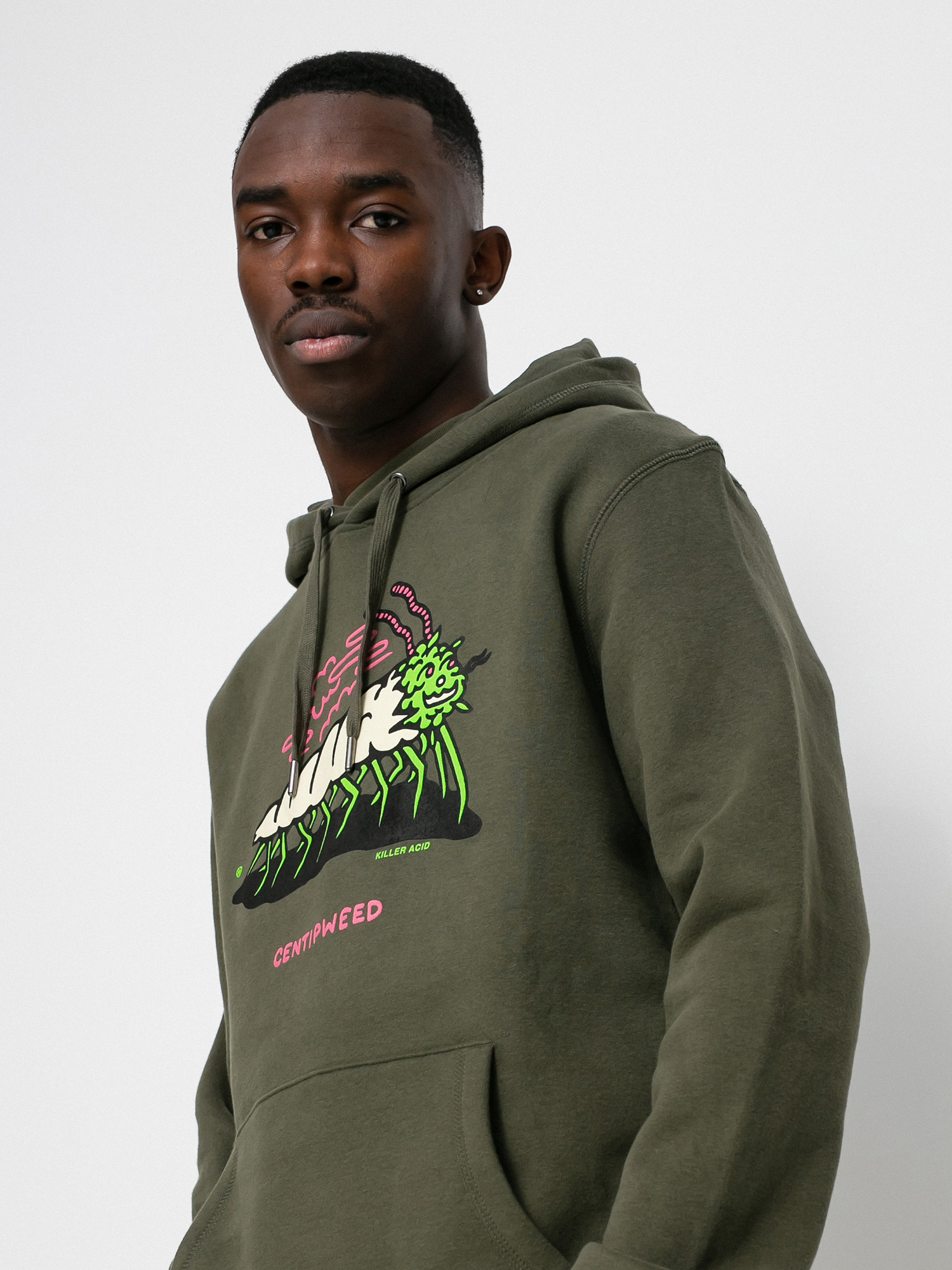 Circa Centipweed HD Kapucnis pulóver (military green)