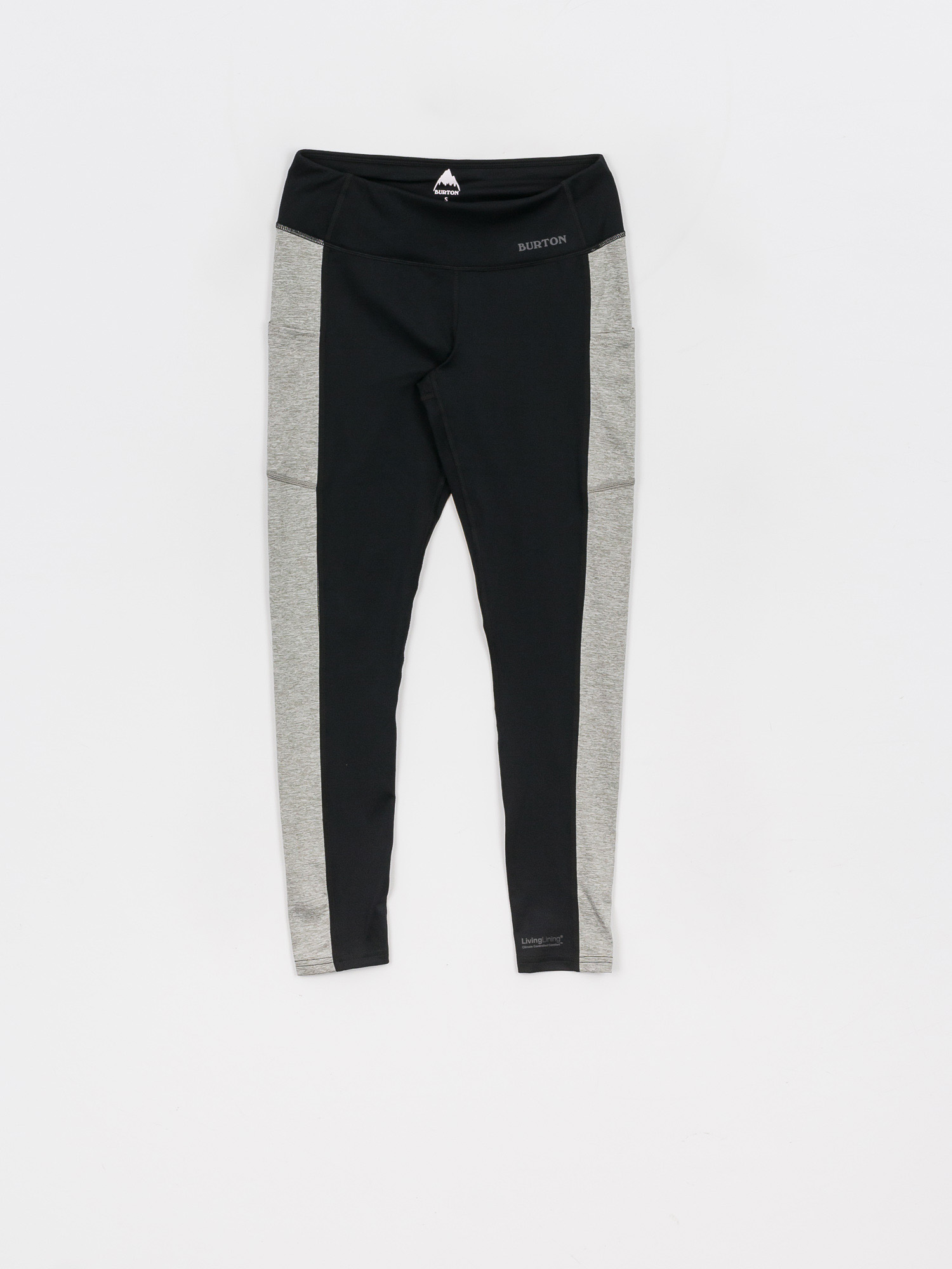 Női Burton Midweight X Base Layers Thermo leggings (true black/gray heather)