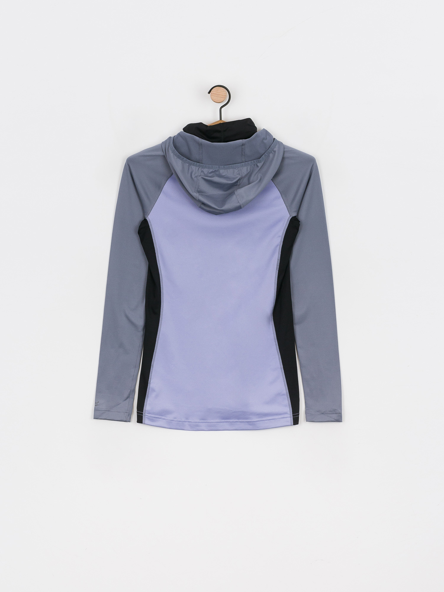 Női Burton Midweight X Base Layer Long Neck HD Hosszú ujjú thermo felső (folkstone gray/foxglove violet)