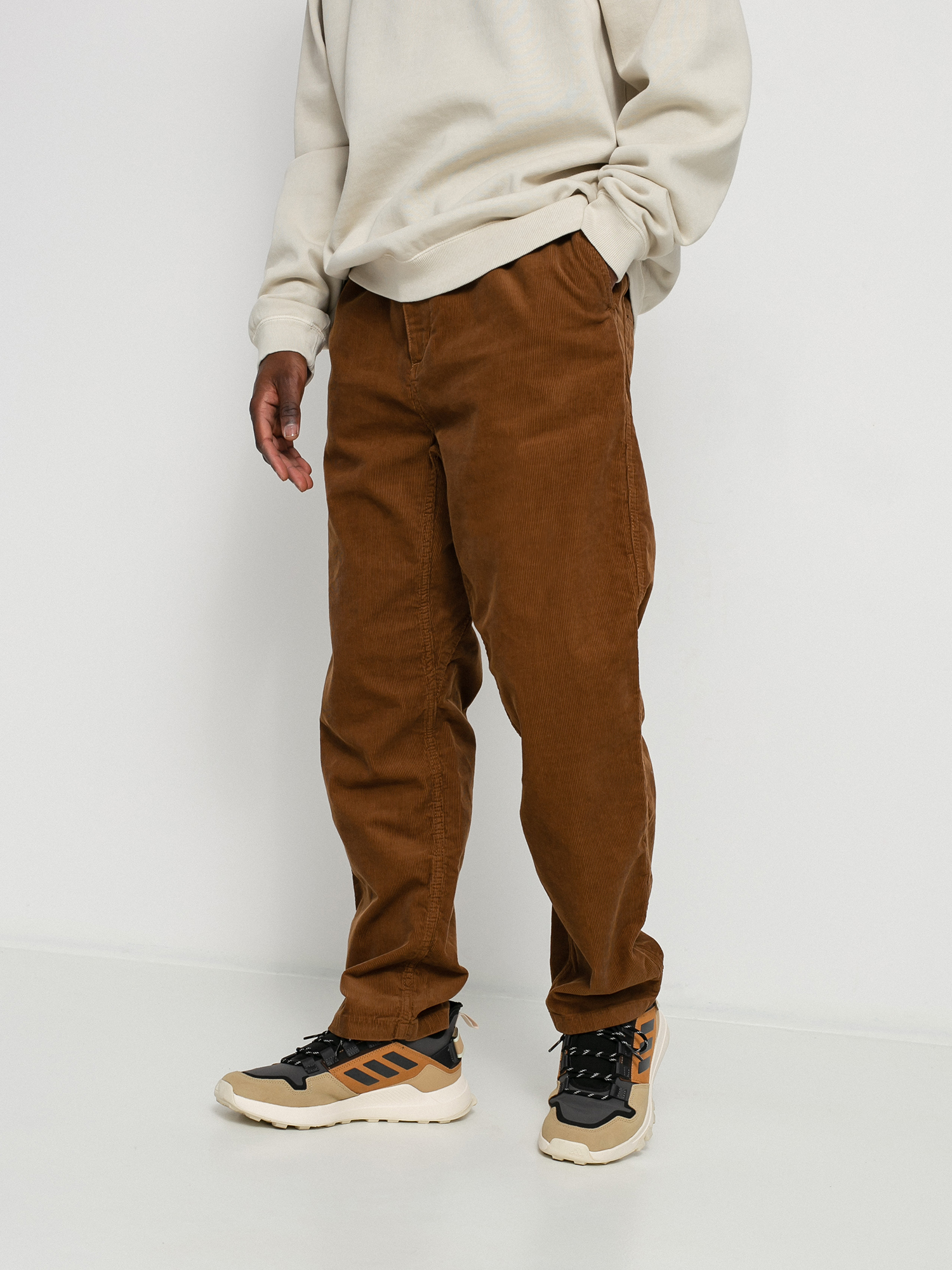 Carhartt WIP Flint Kisnadrág (hamilton brown)