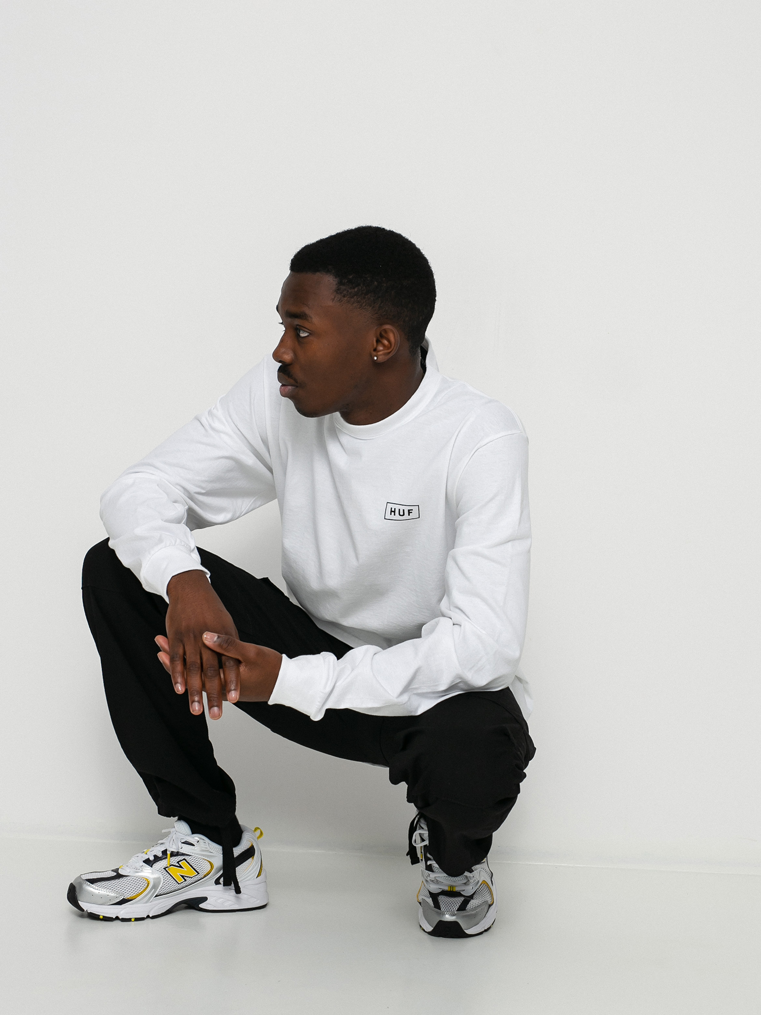 HUF Lightning Rose Hosszú ujjú felső (white)